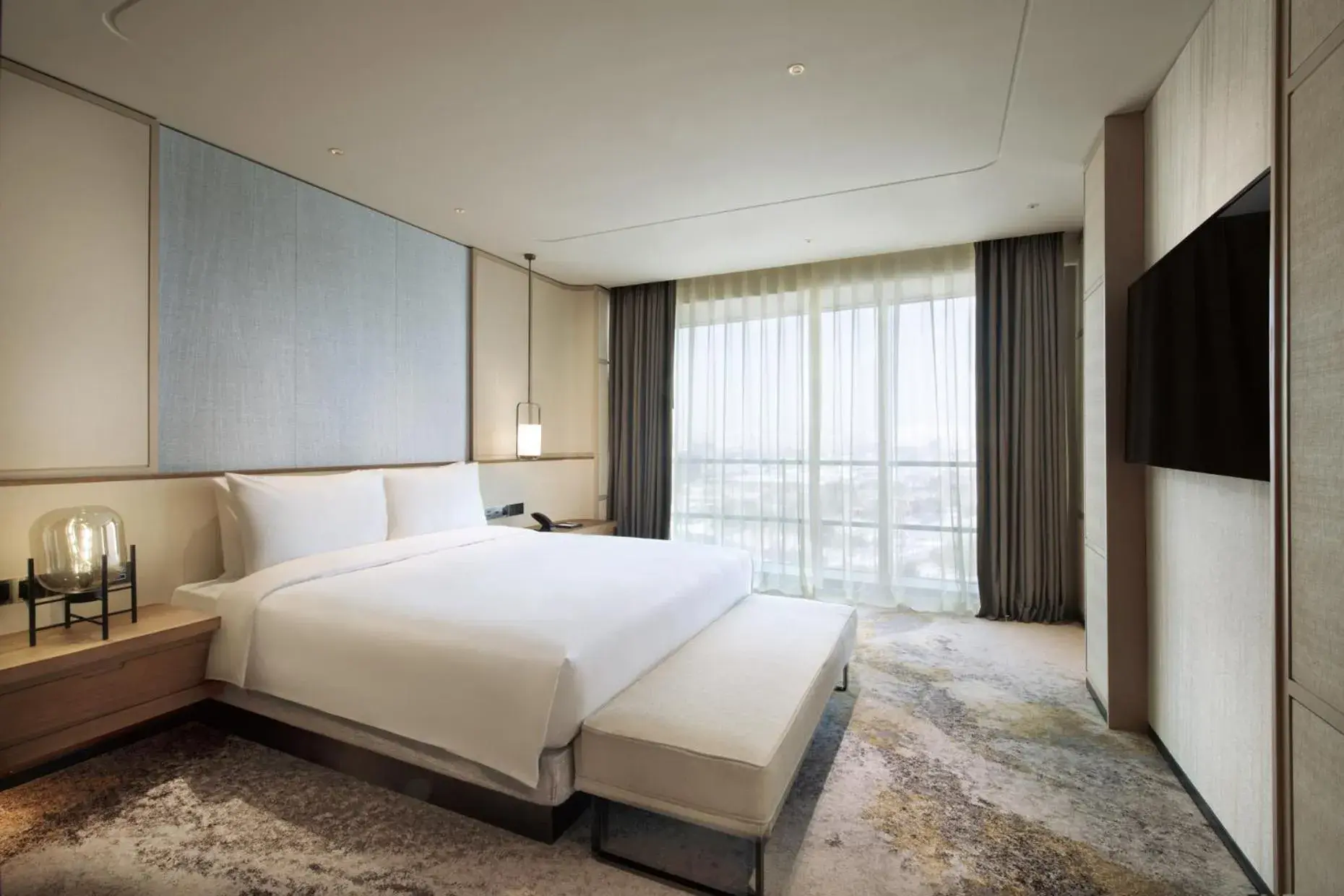 Bed in Hyatt Place Taiyuan Longcheng