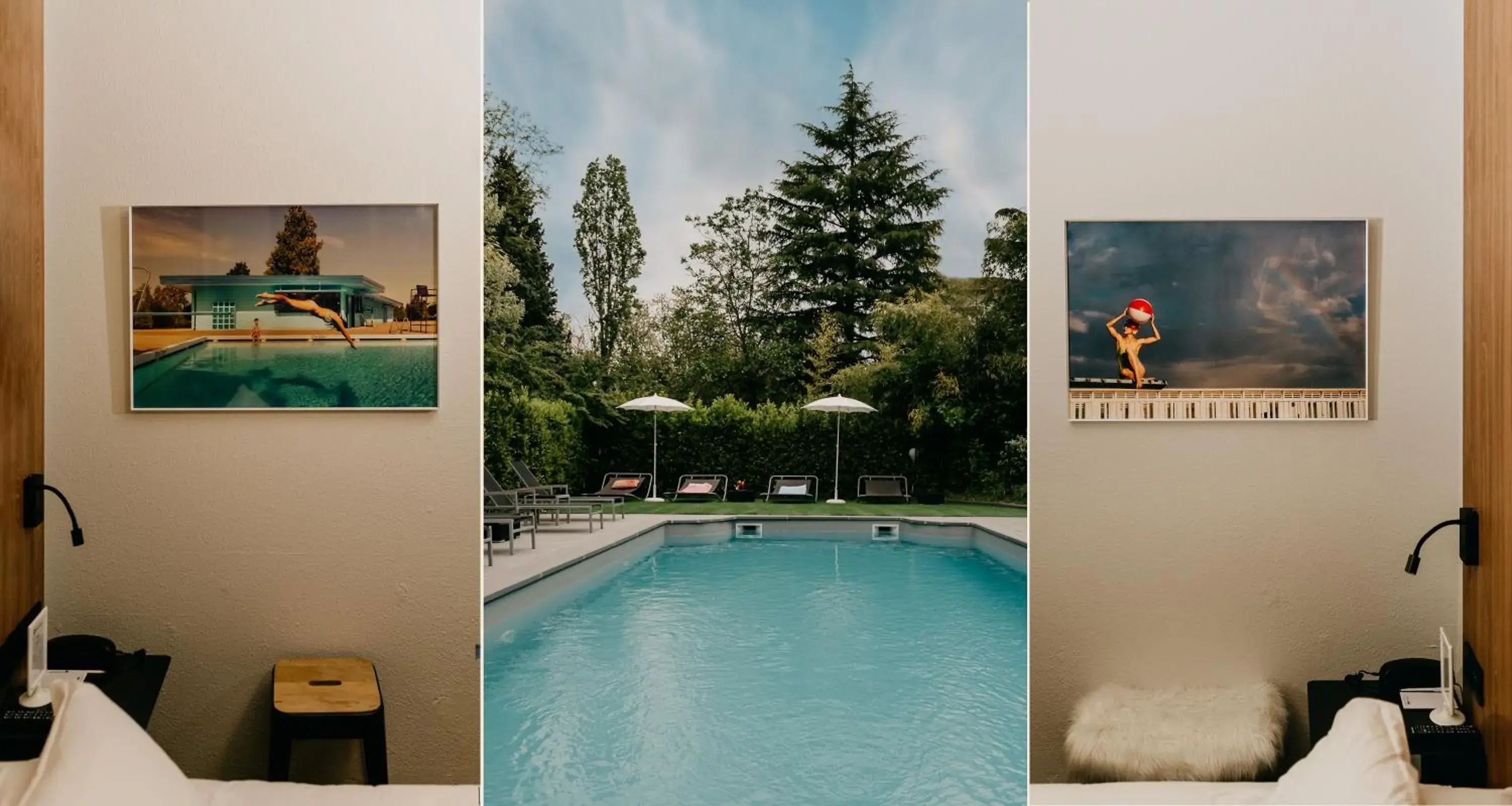 Bedroom, Swimming Pool in Best Western Bridge Hotel Lyon East