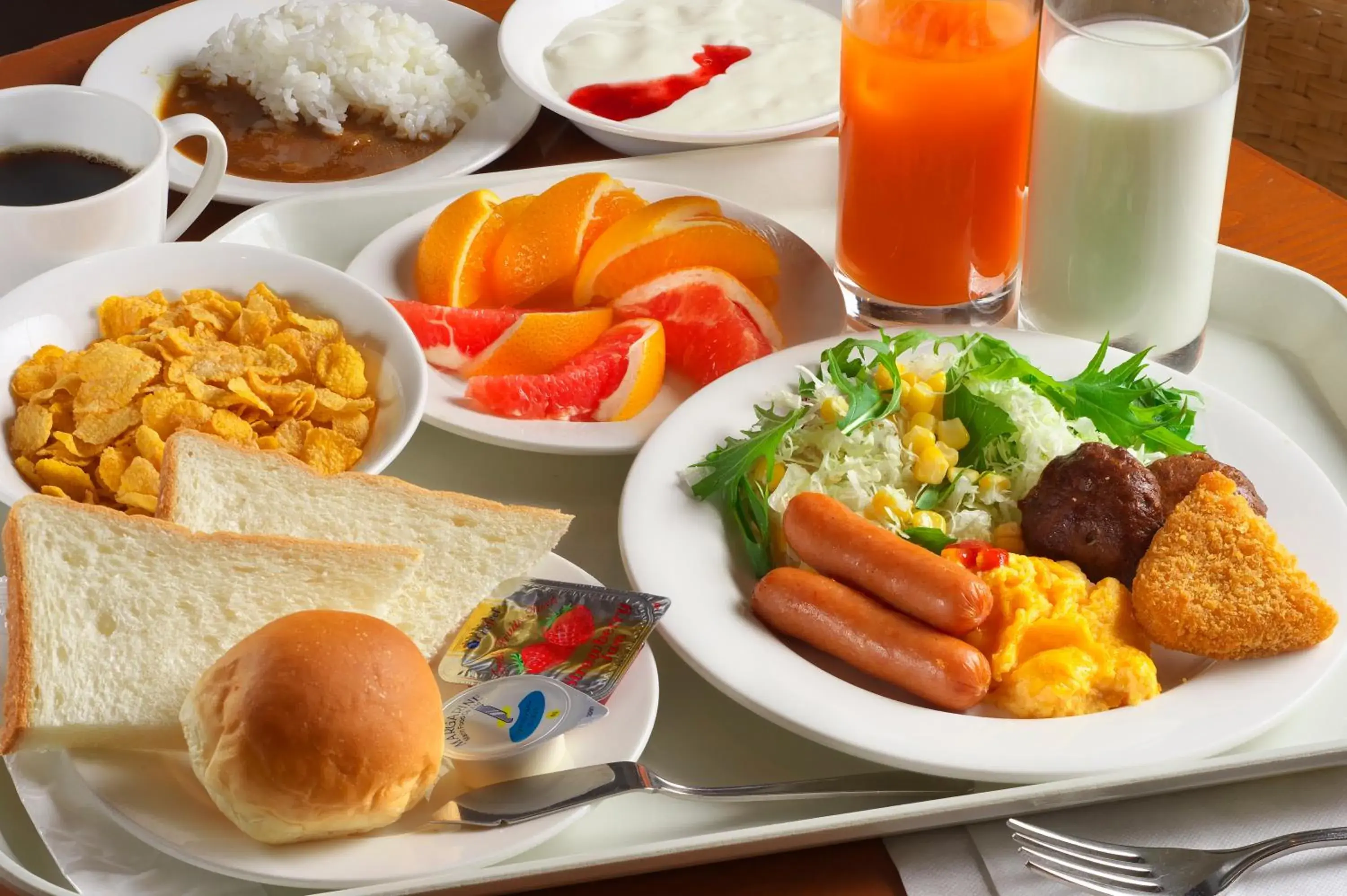 Buffet breakfast in Chisun Hotel Hiroshima
