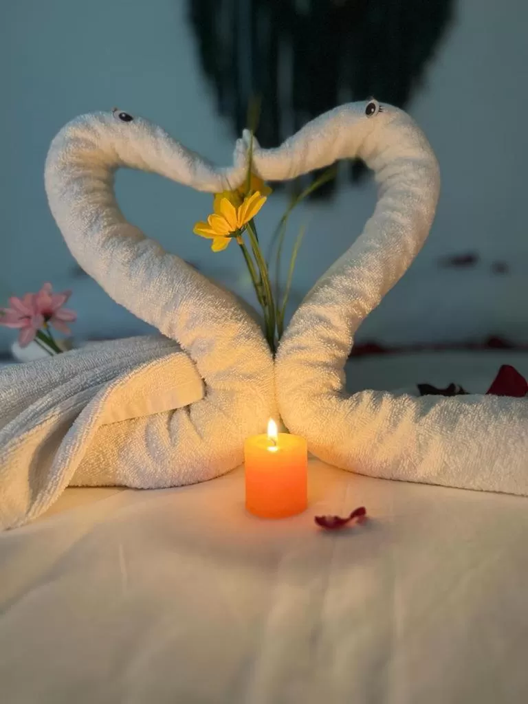 Bed in Hotel Ko'ox Wenne