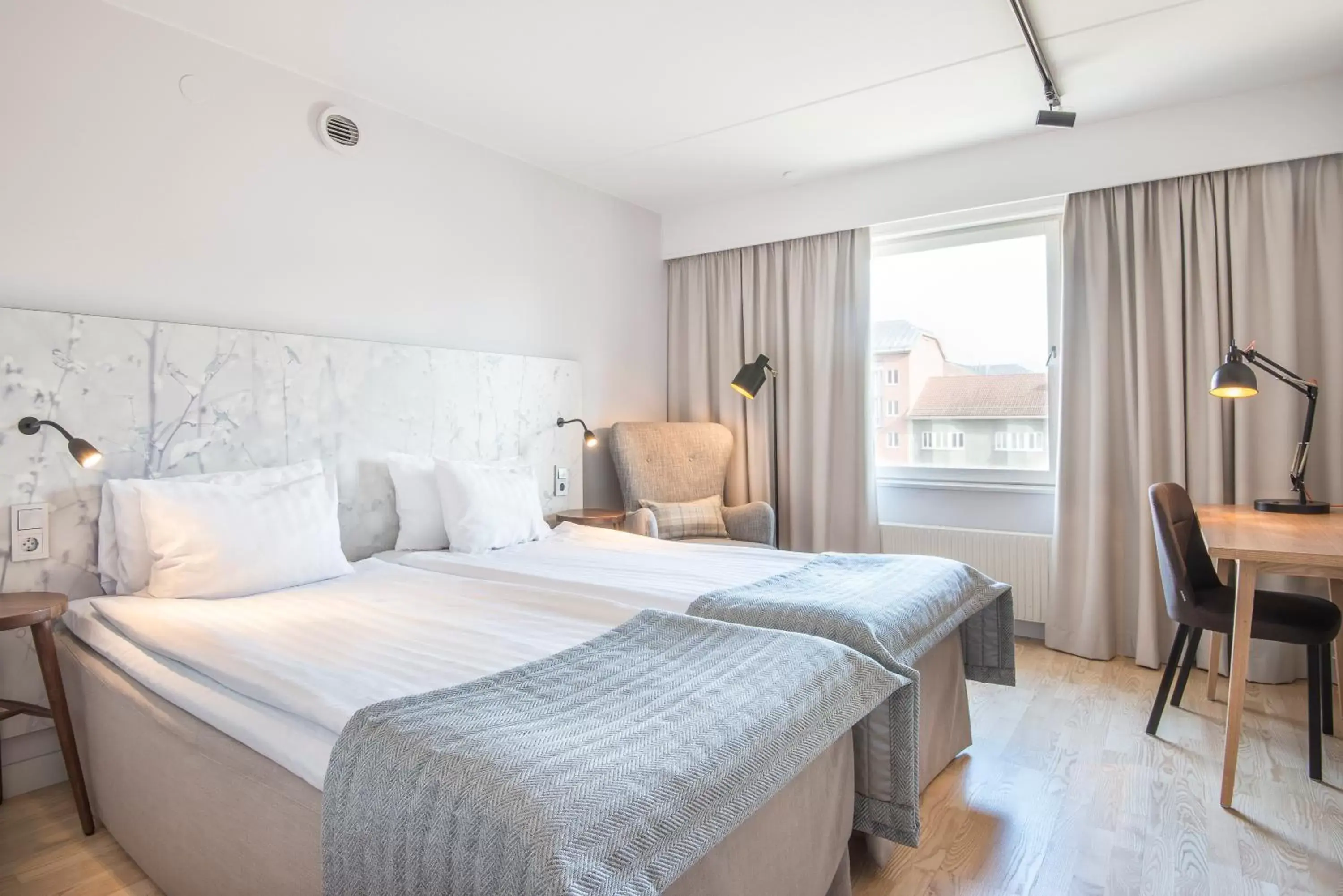 Bedroom, Bed in Quality Hotel Ekoxen