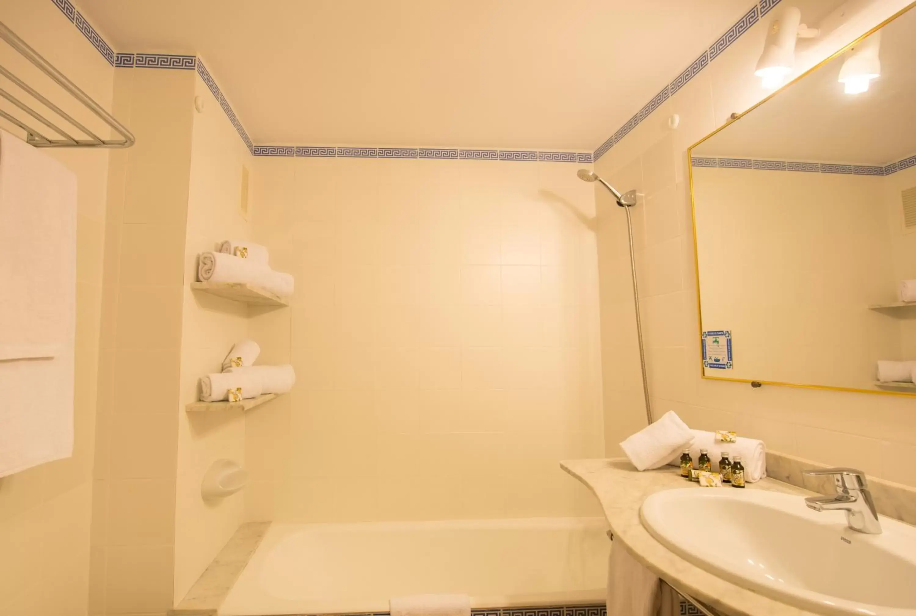 Shower, Bathroom in Aparthotel Ona Cala Pi Club