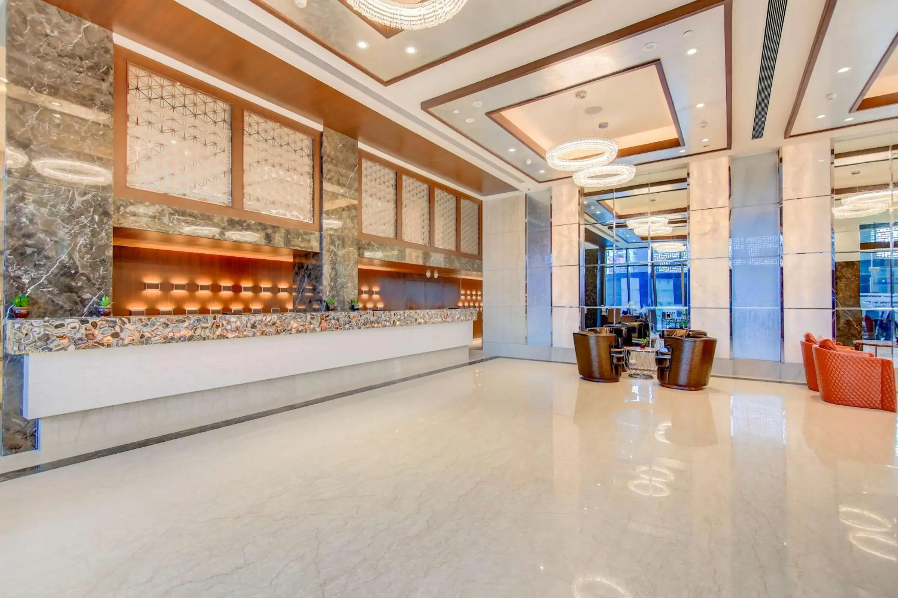 Lobby or reception in Radisson Blu Gorakhpur