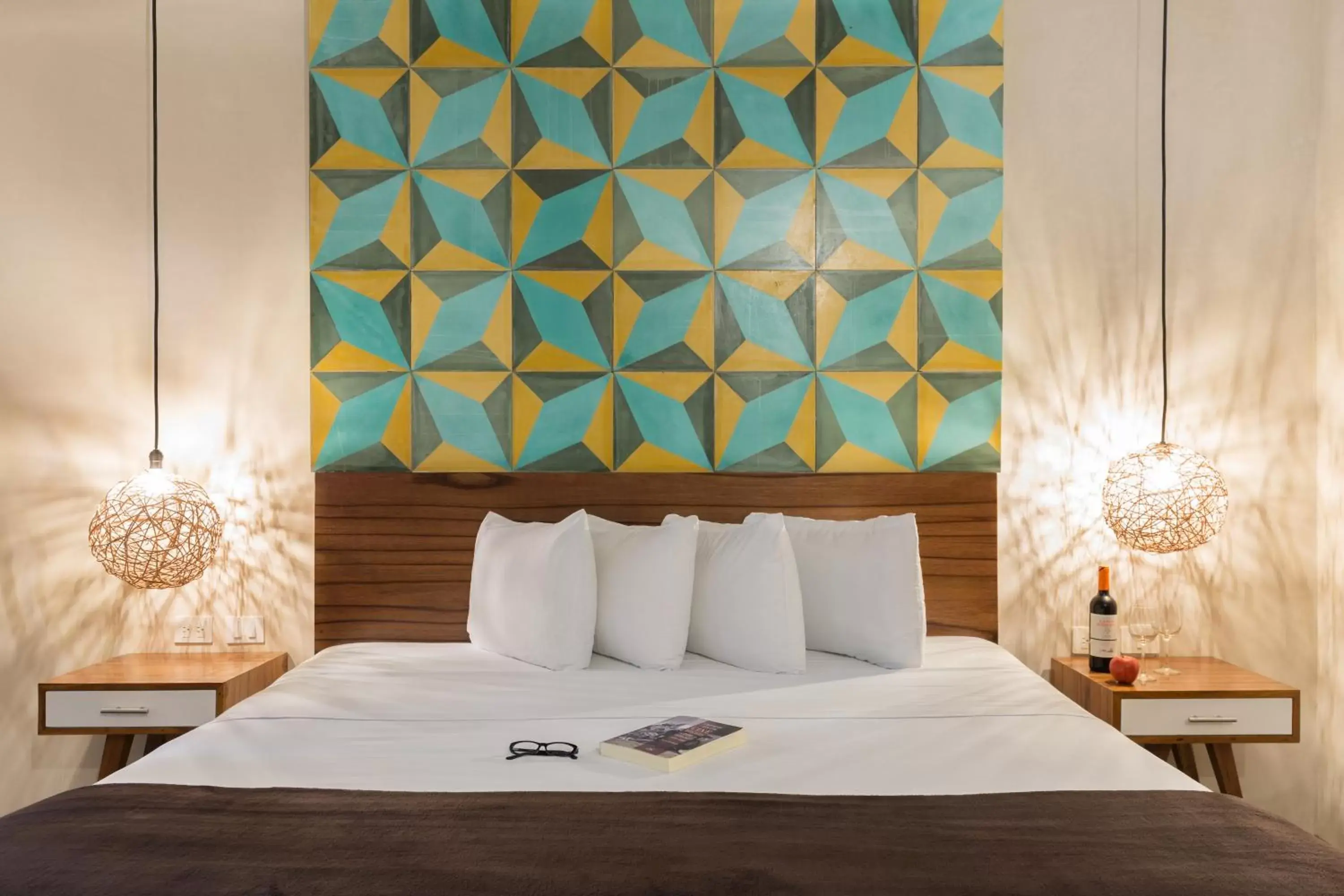 Bedroom, Bed in Quinta Margarita - Boho Chic Hotel