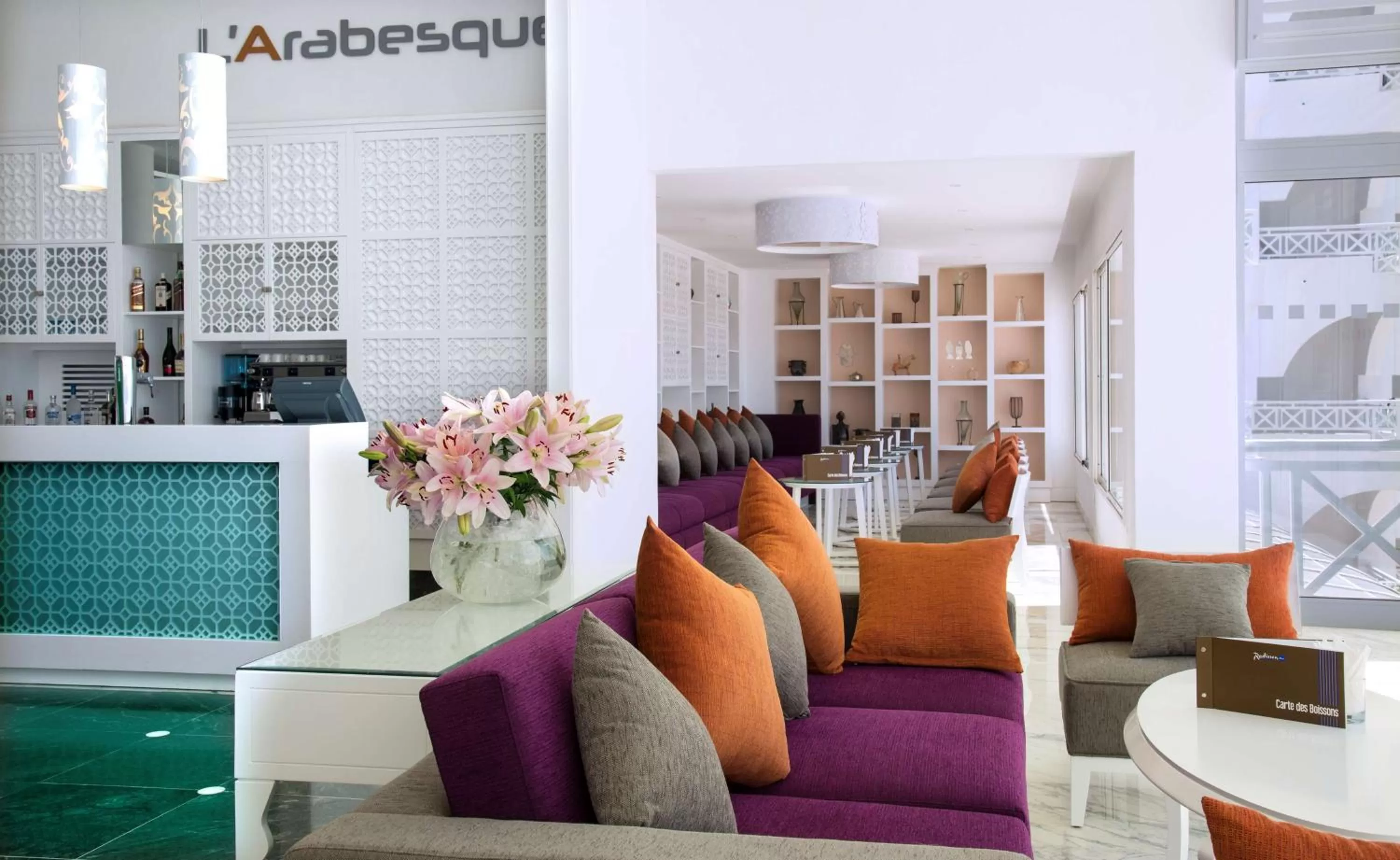 Lobby or reception in Radisson Blu Resort & Thalasso Hammamet