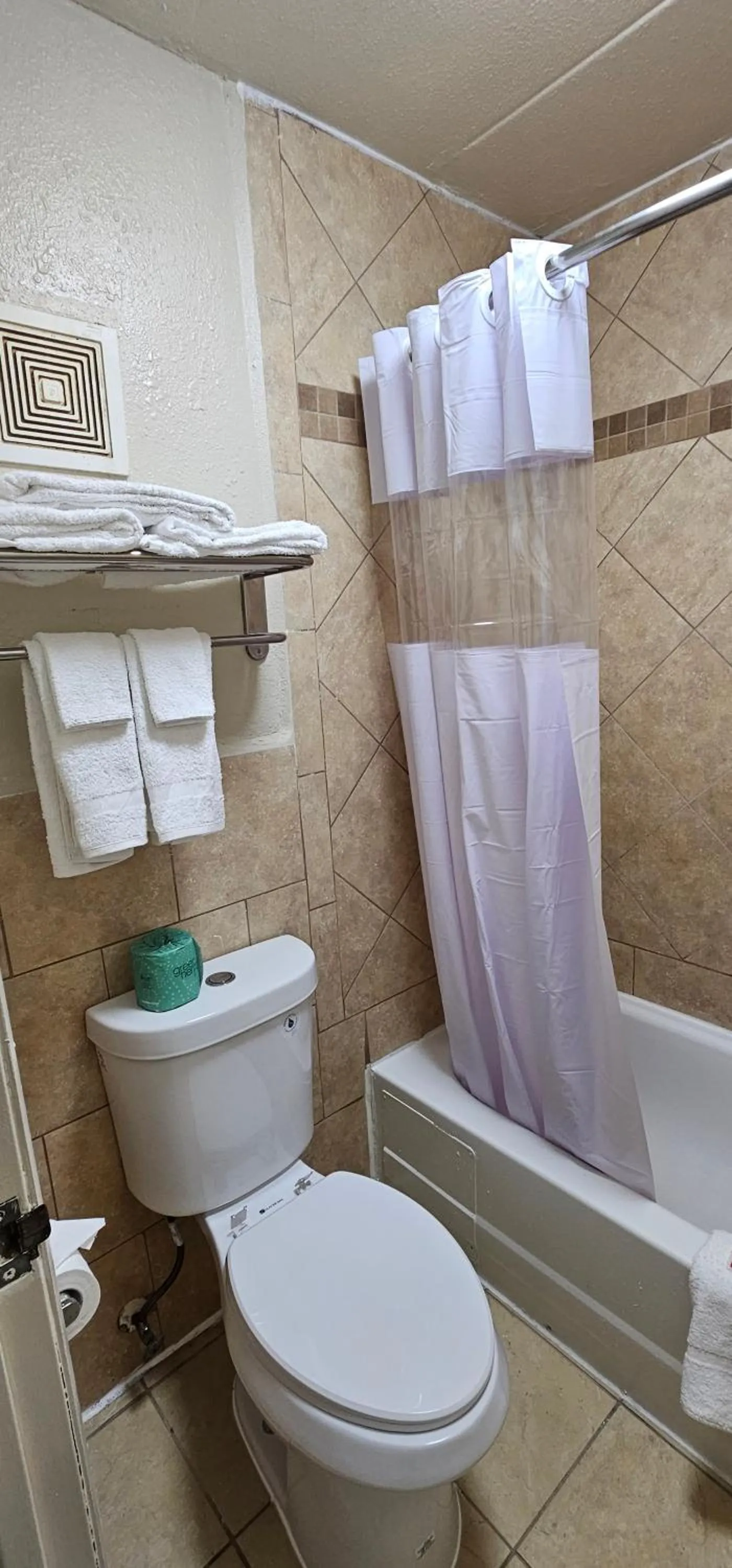 Bathroom in Econo Lodge Charlotte Airport