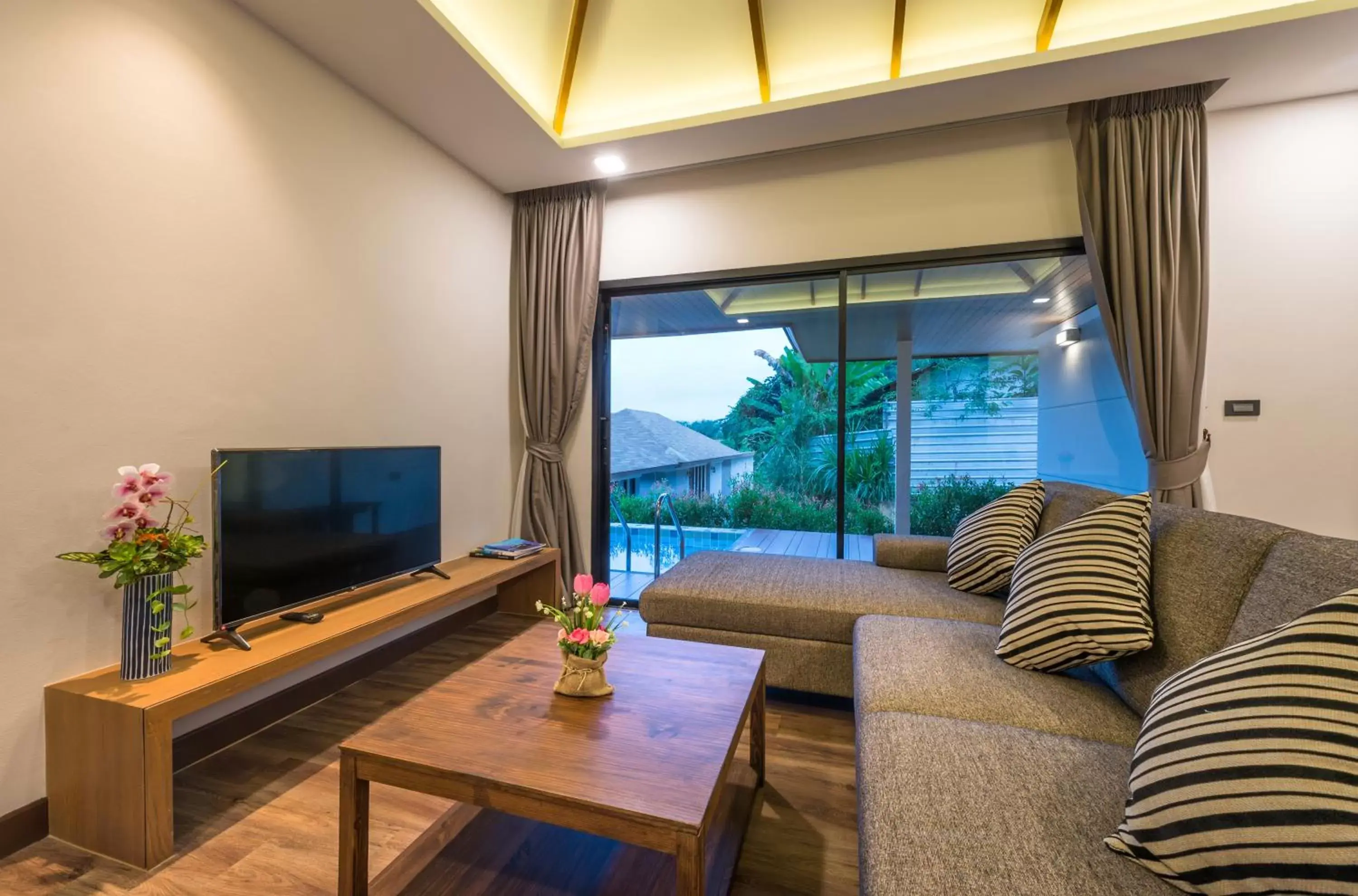 Seating Area in Cher​mantra​ Aonang​ Resort & Pool​ Suite