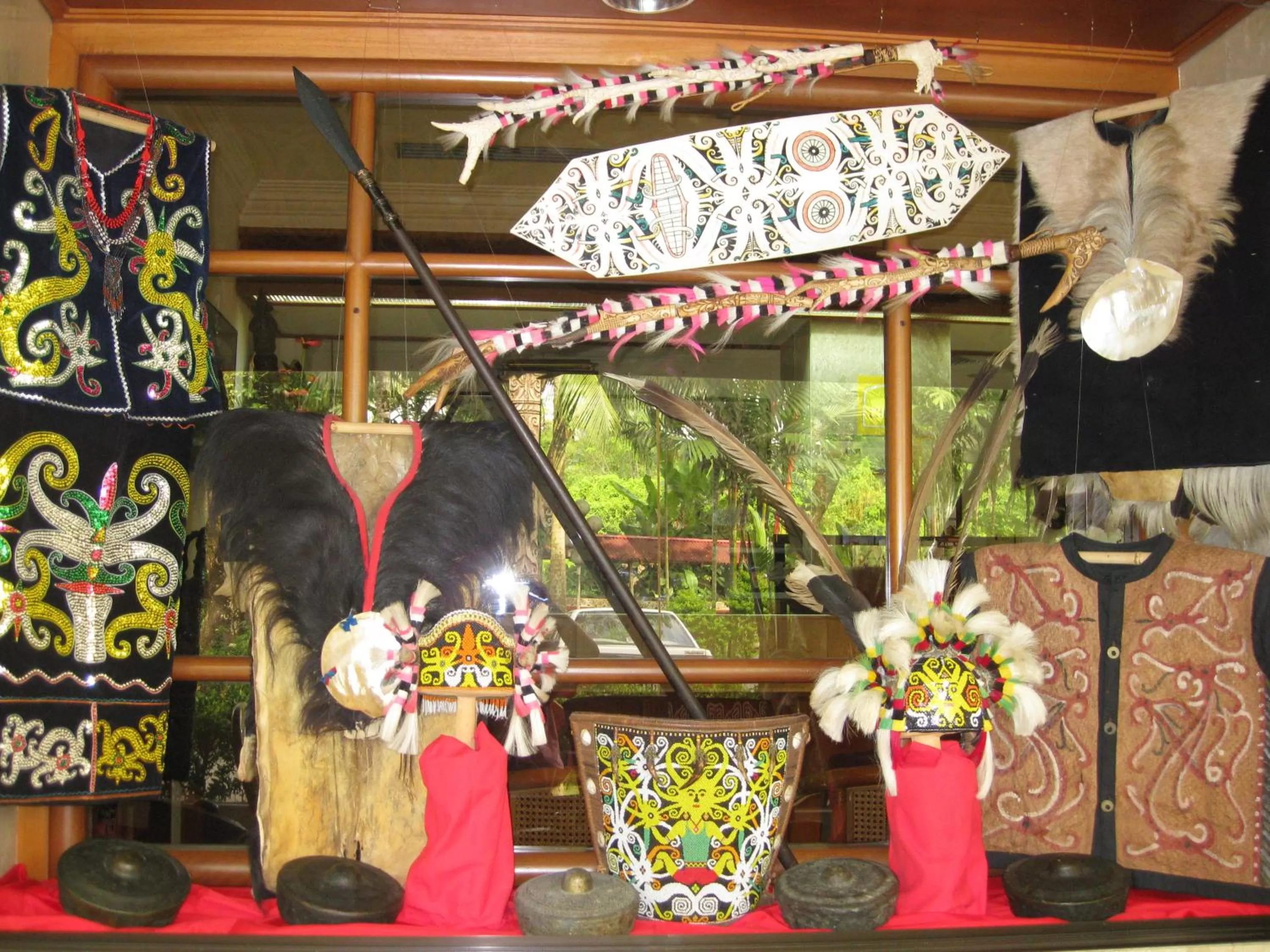 Decorative detail in Telang Usan Hotel Kuching