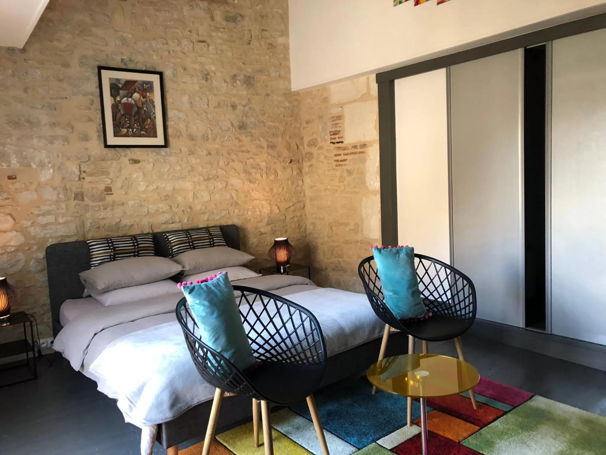 Bed in Les Halles Chambre D'hôtes