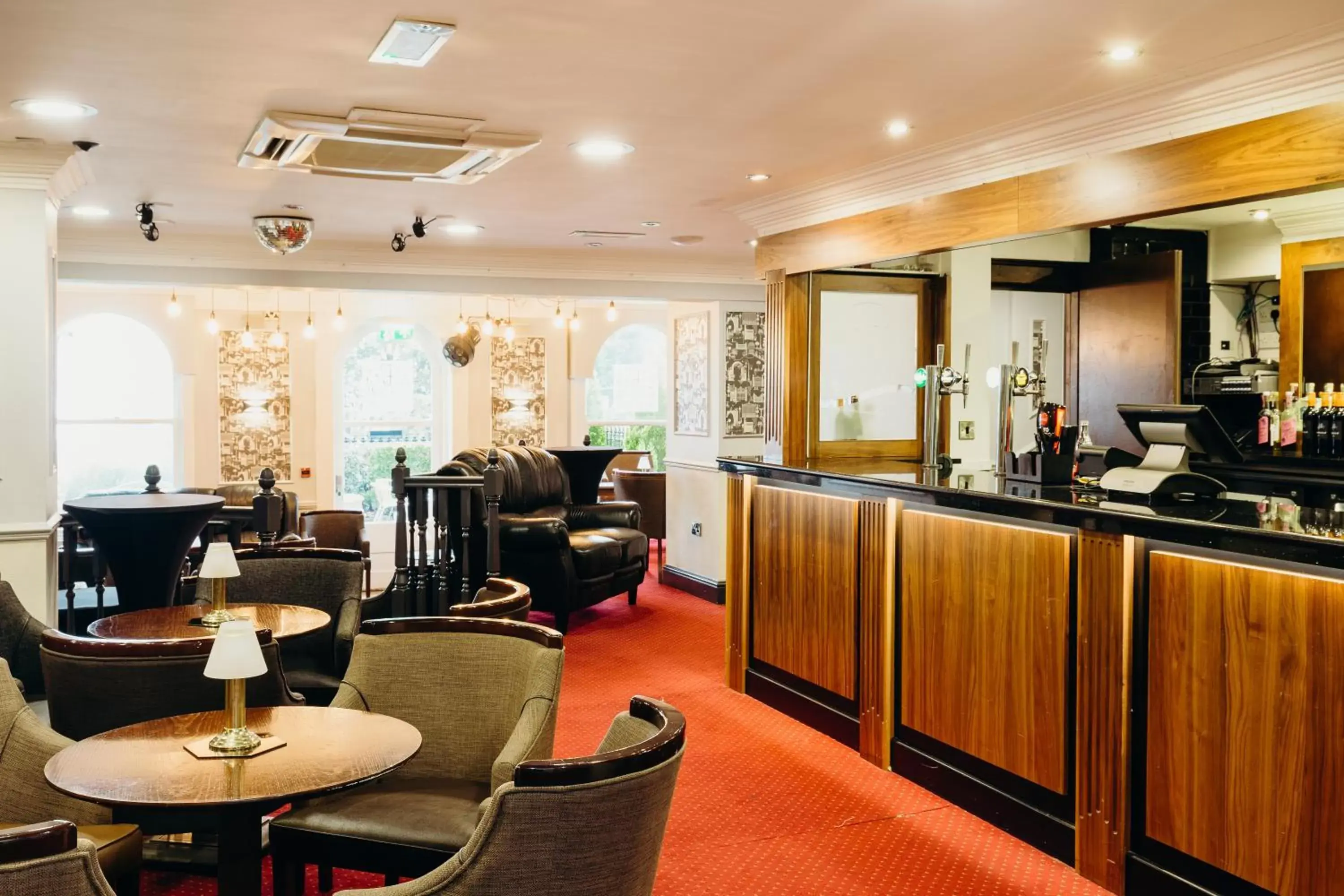 Lounge or bar, Restaurant/Places to Eat in Crown Spa Hotel Scarborough by Compass Hospitality