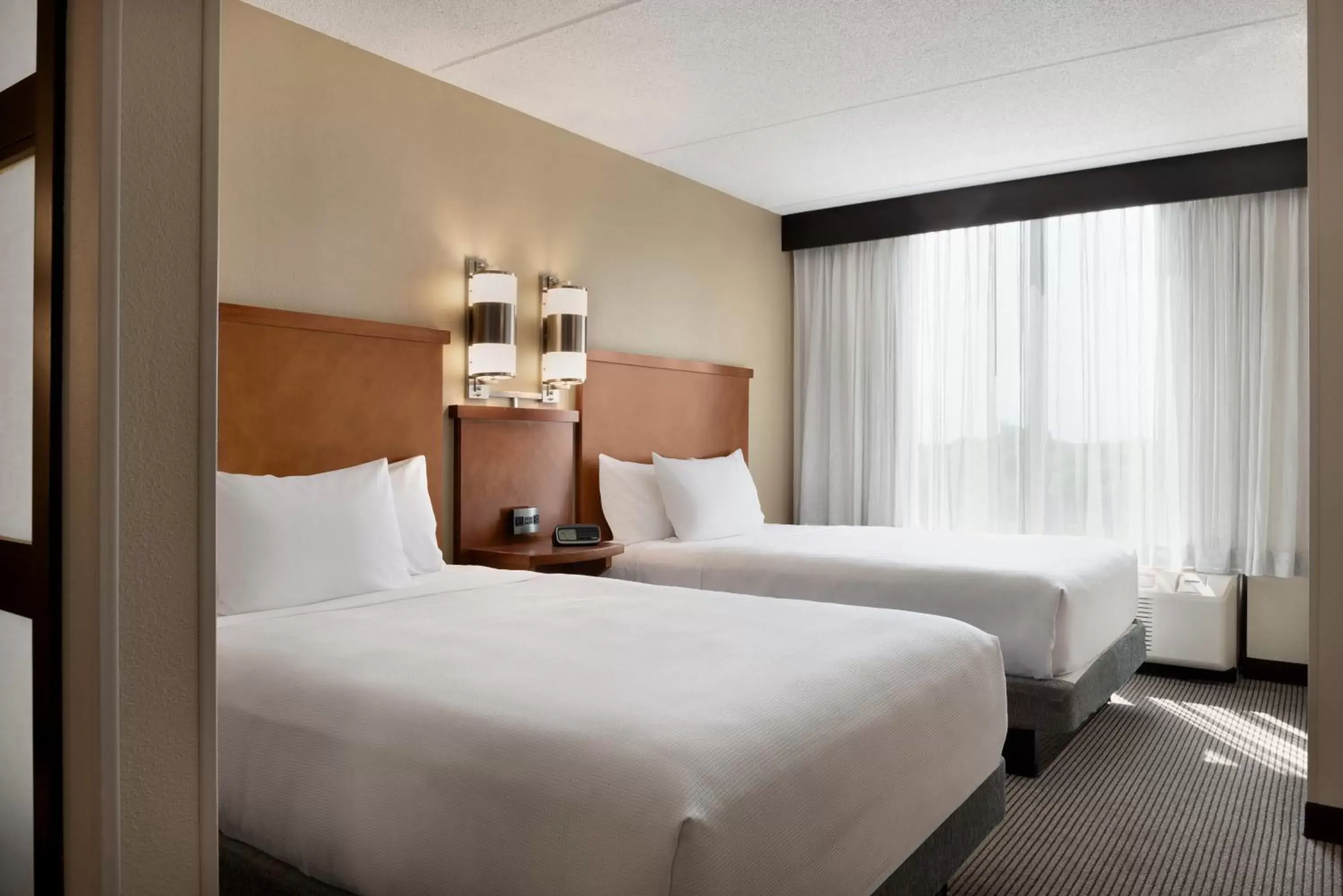 Double Room with Two Double Beds and Sofa Bed in Hyatt Place Chicago Hoffman Estates