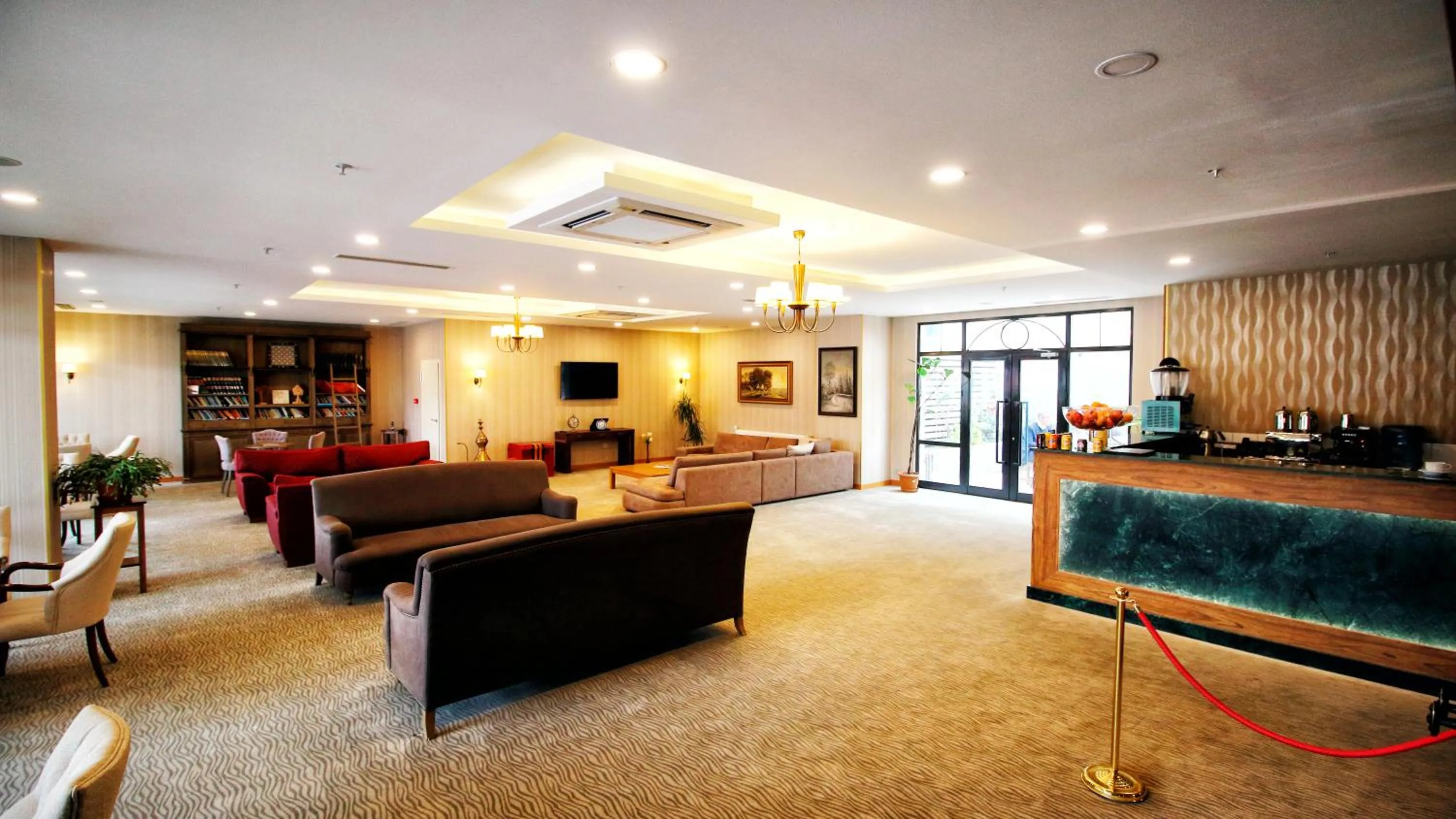 Lobby or reception in Sarissa Hotel