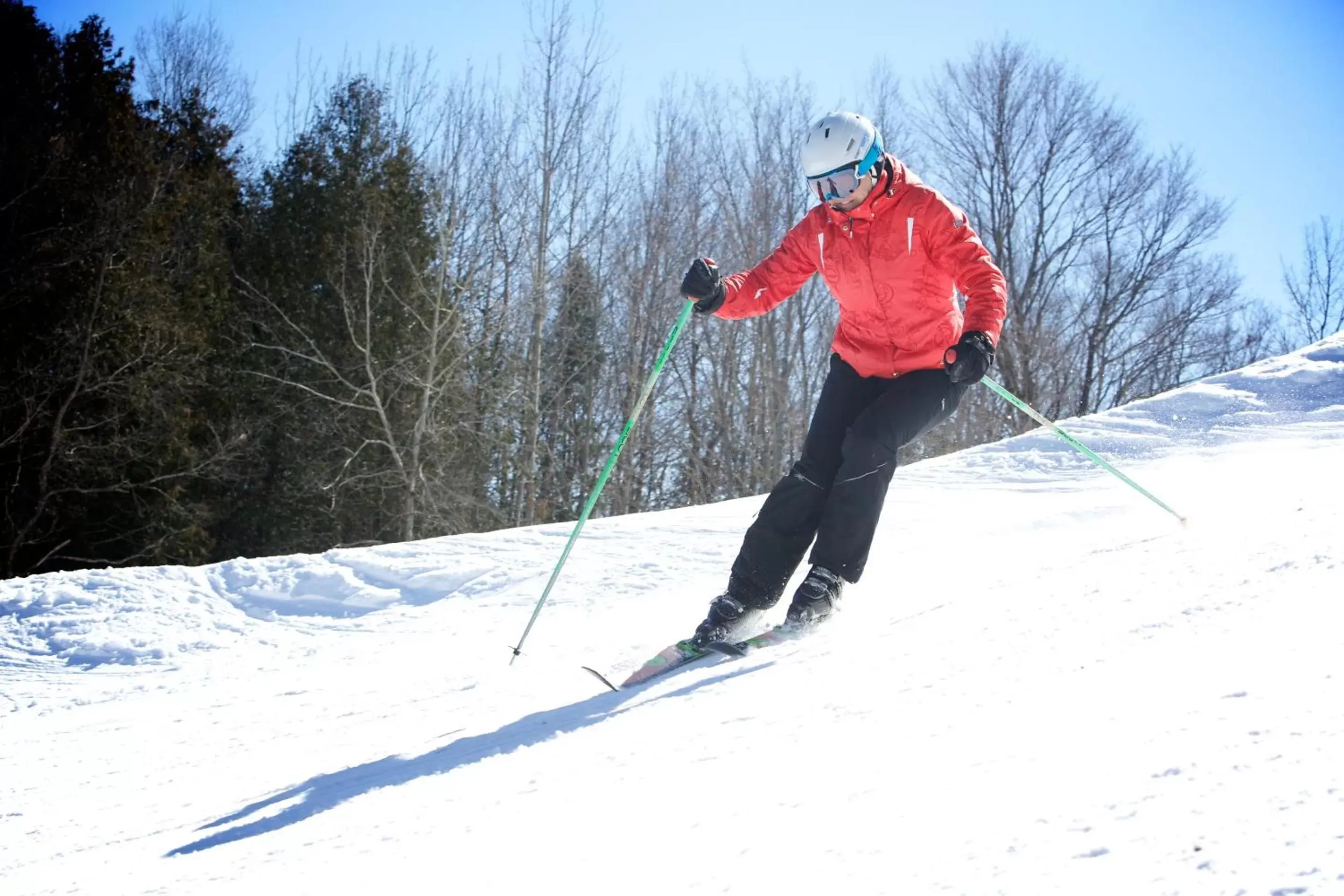 Skiing in Sir Sam's Inn & Spa