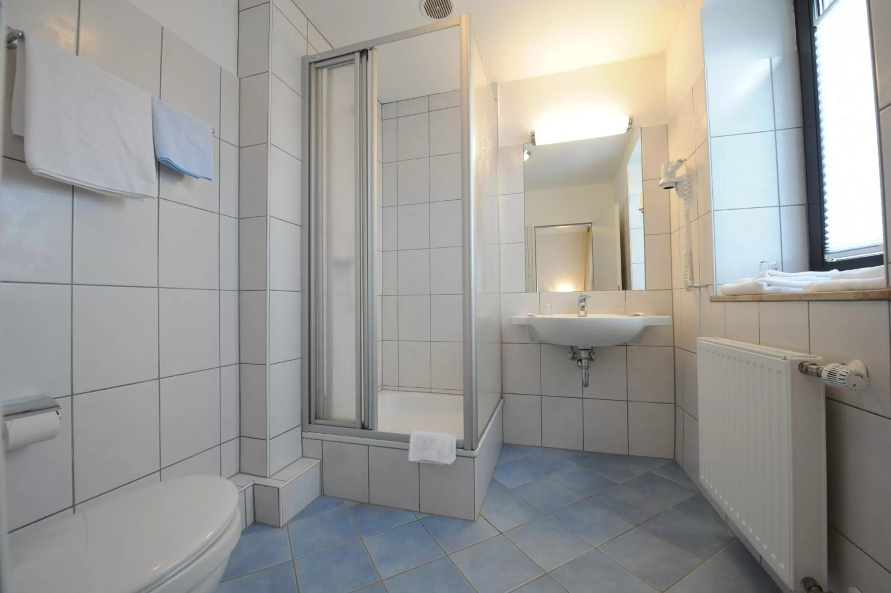 Shower in Hotel Heldt Dependance