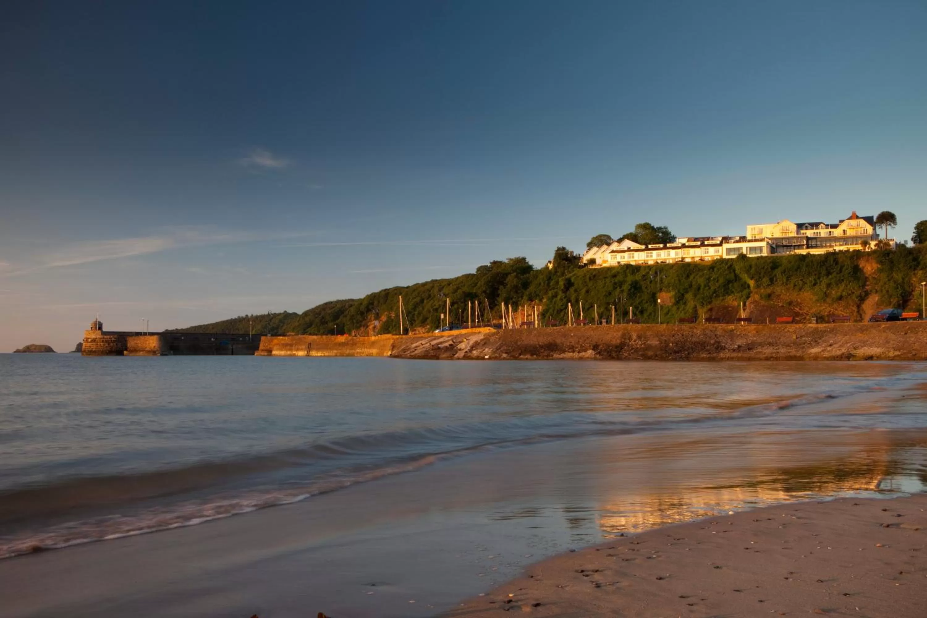 Sea view in St Brides Spa Hotel & Village Apartments