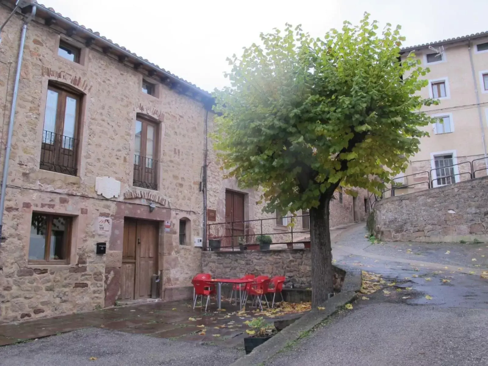 Facade/entrance in Casa Barría