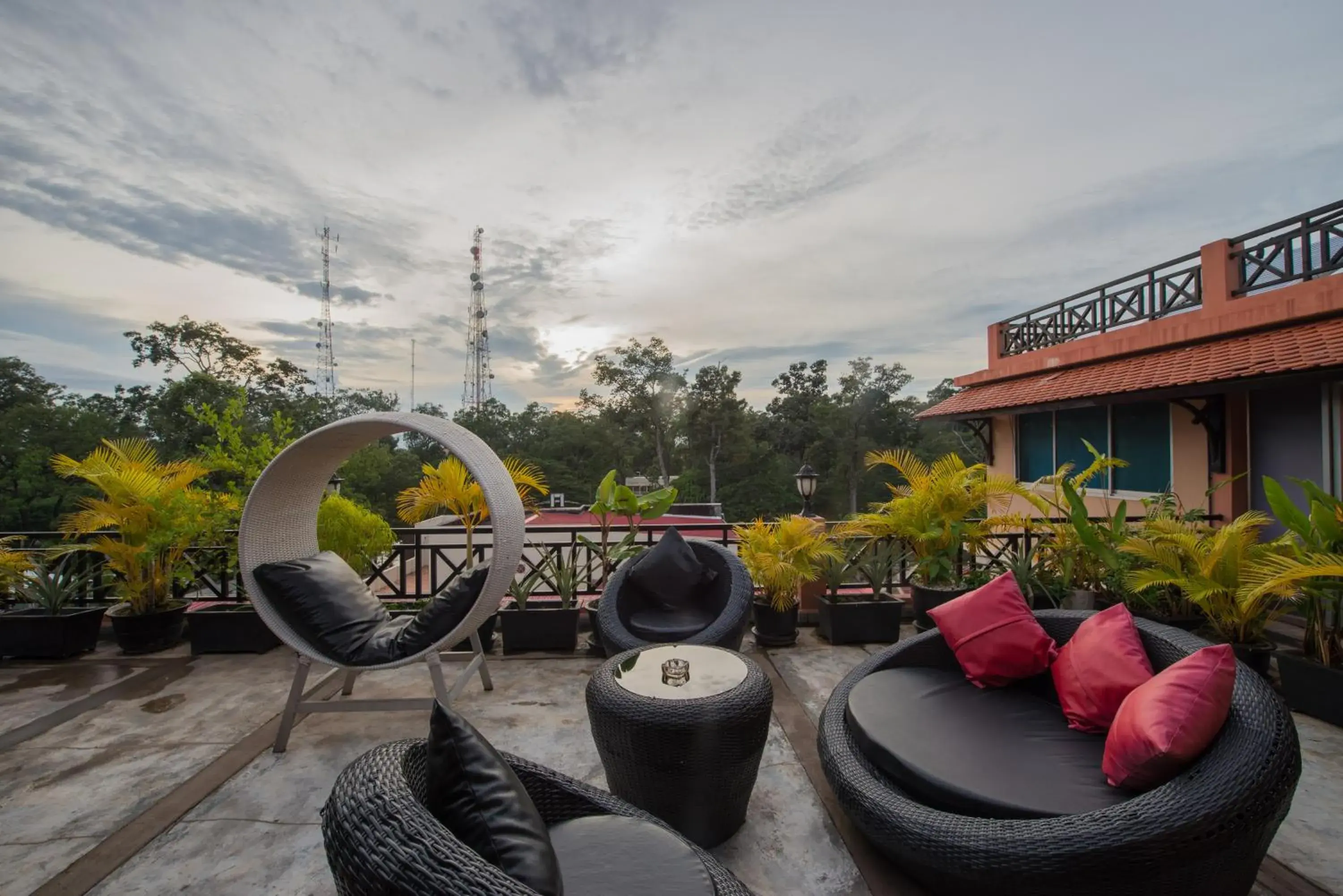 Balcony/Terrace in Angkor Panoramic Boutique Hotel