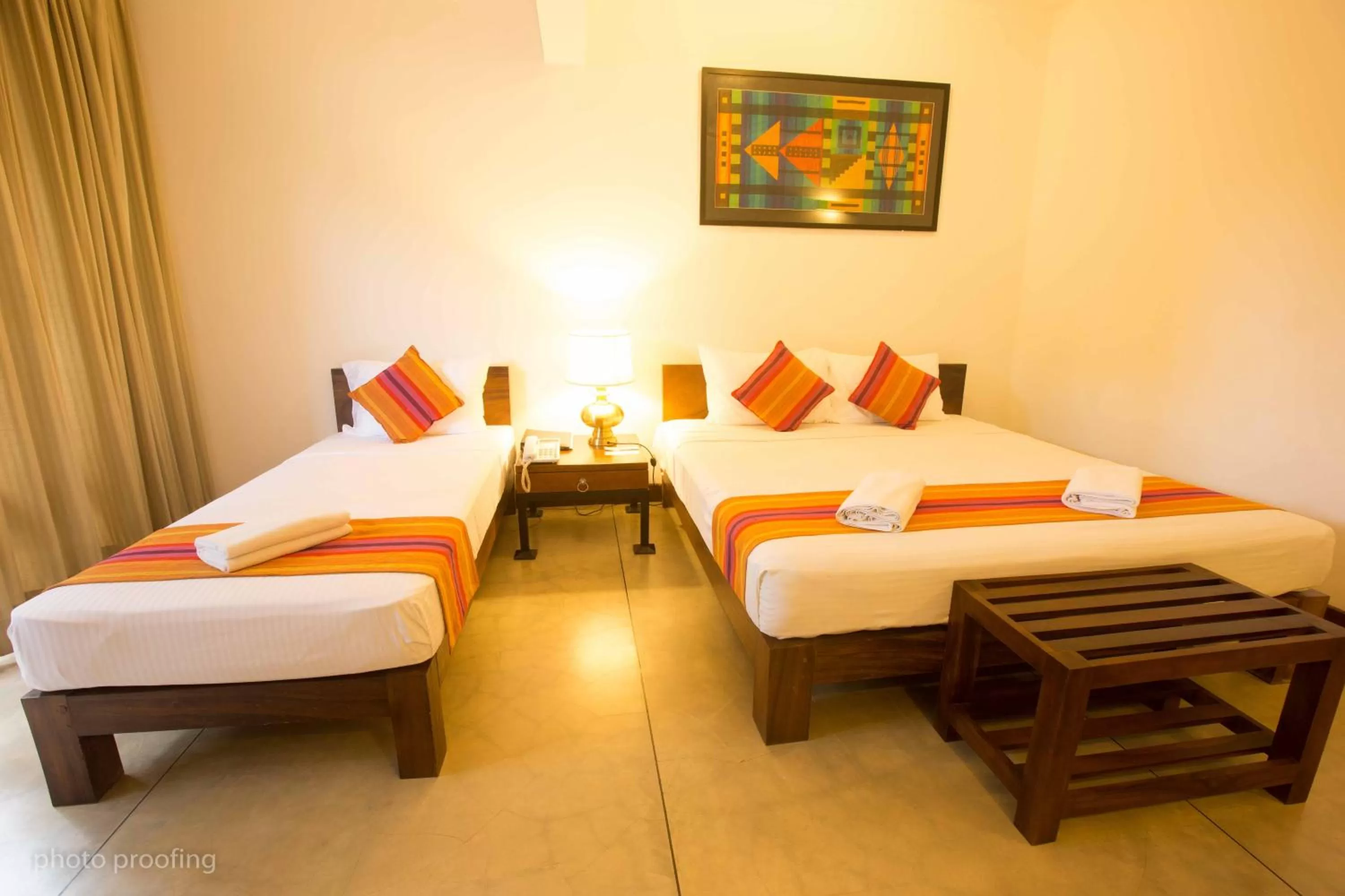 Photo of the whole room, Bed in Jaffna Heritage Hotel