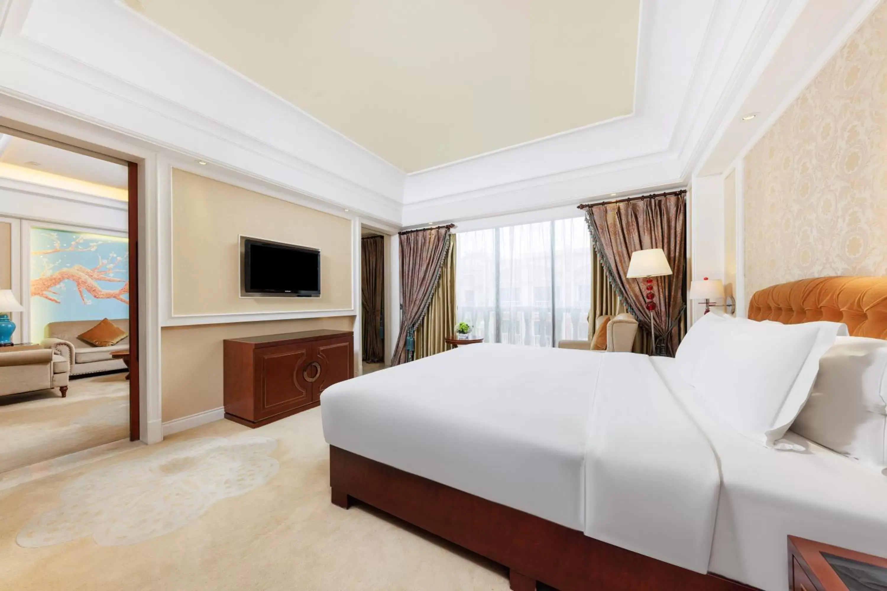 Bed in Wyndham Foshan Shunde