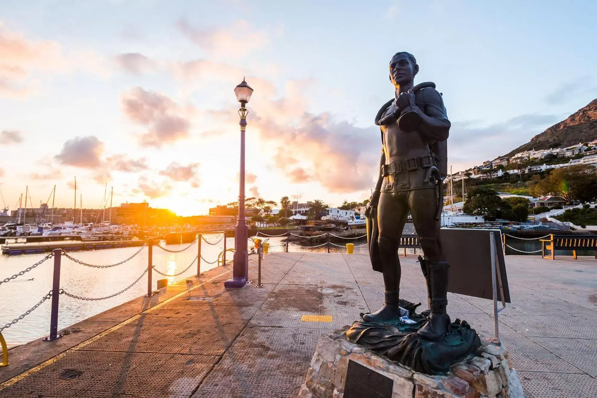 Landmark view in Simon's Town Quayside Hotel