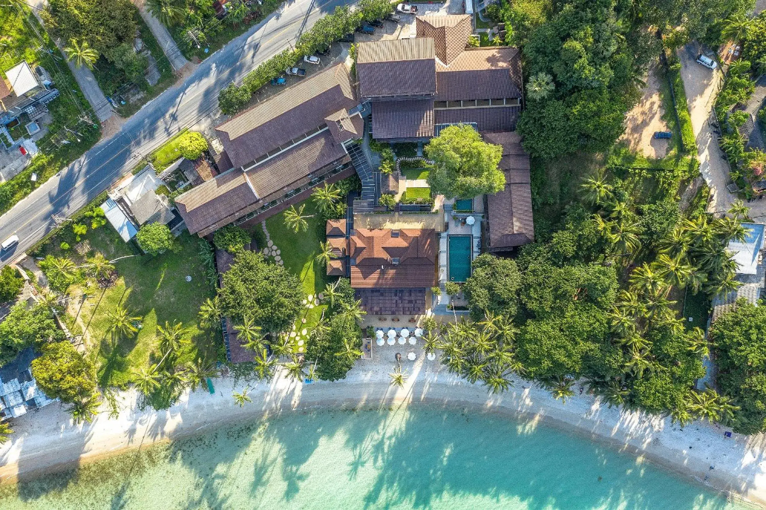 Bird's eye view, Bird's-eye View in Impiana Beach Front Resort Chaweng Noi, Koh Samui