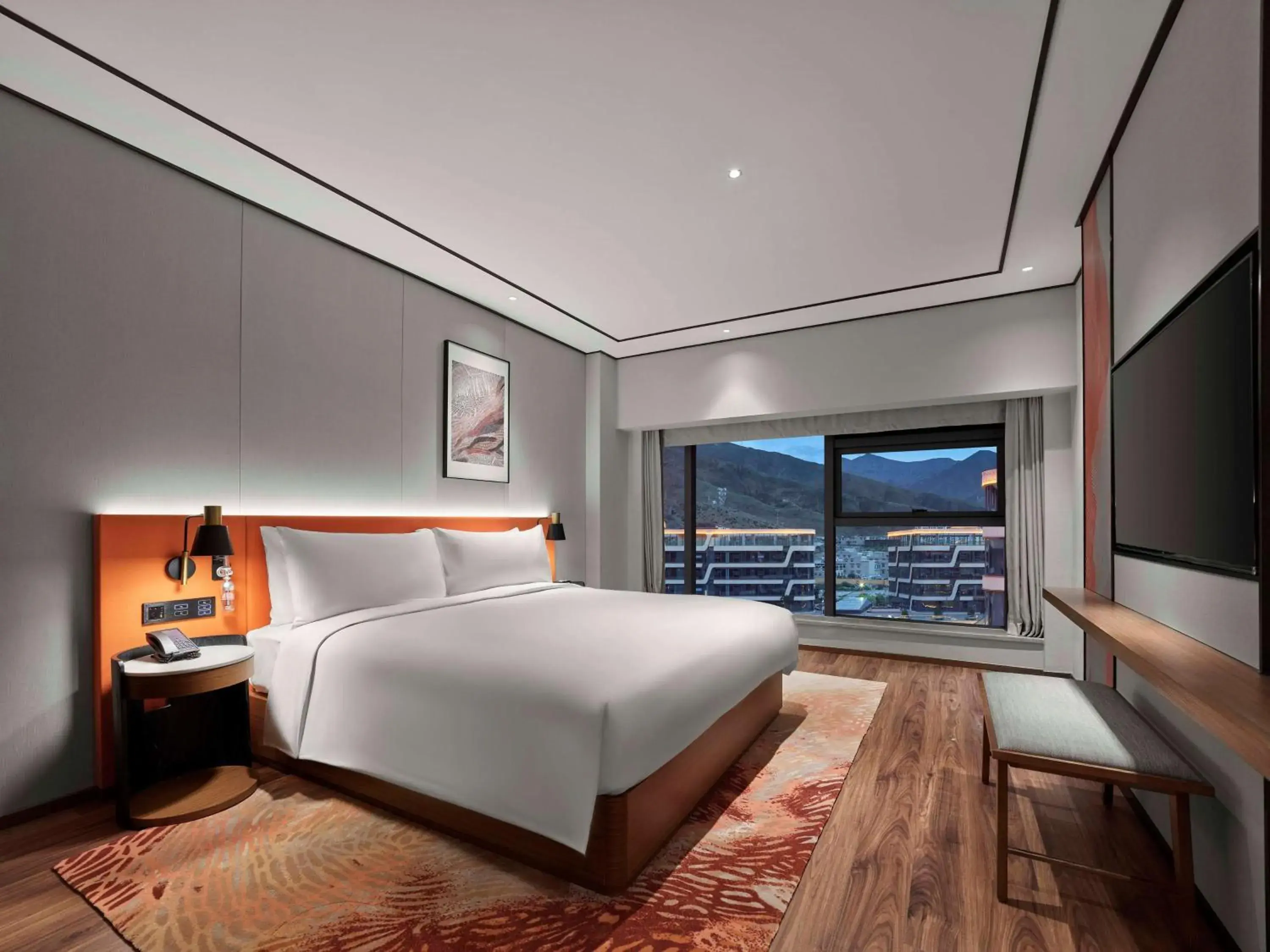 Bed in Hilton Garden Inn Lhasa