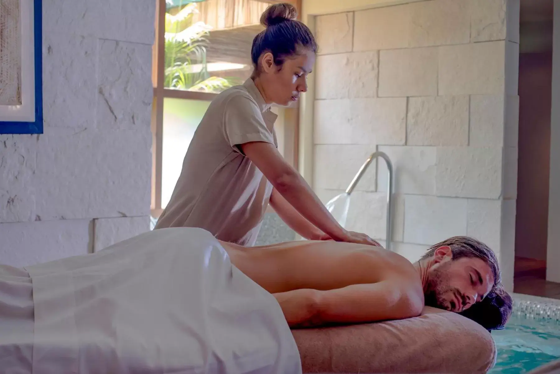 Massage in Magic Blue Spa Boutique Hotel Adults Only