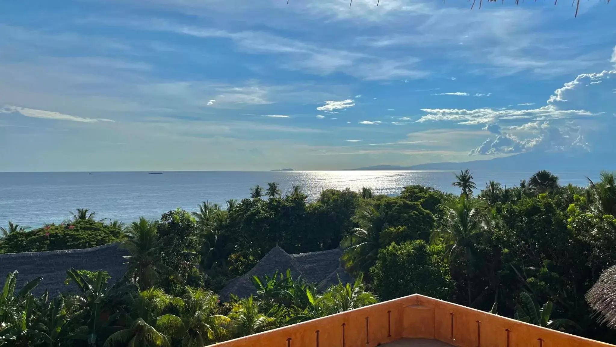 Sea view in Coco Grove Beach Resort, Siquijor Island Sea view in Coco Grove Beach Resort, Siquijor Island