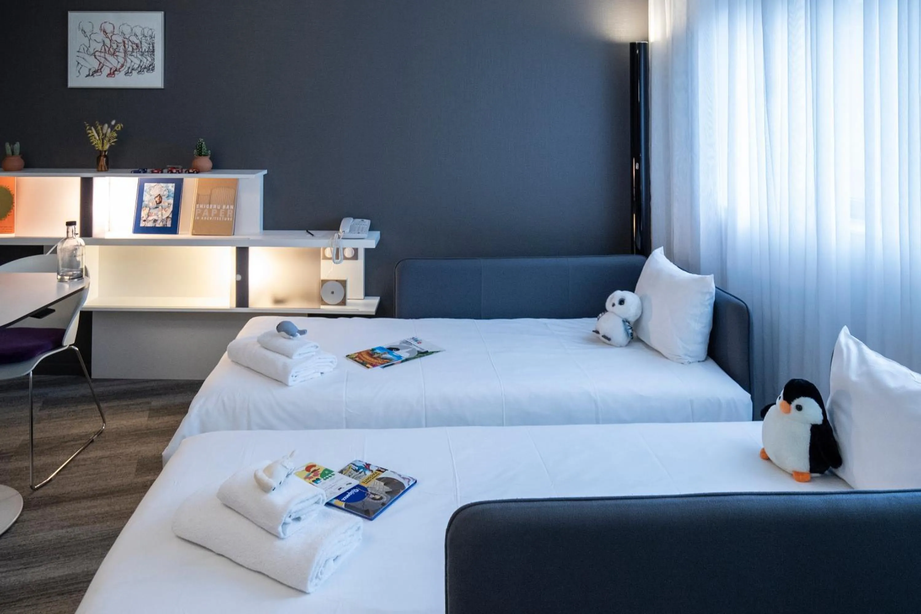 Bedroom, Bed in Novotel Suites Luxembourg