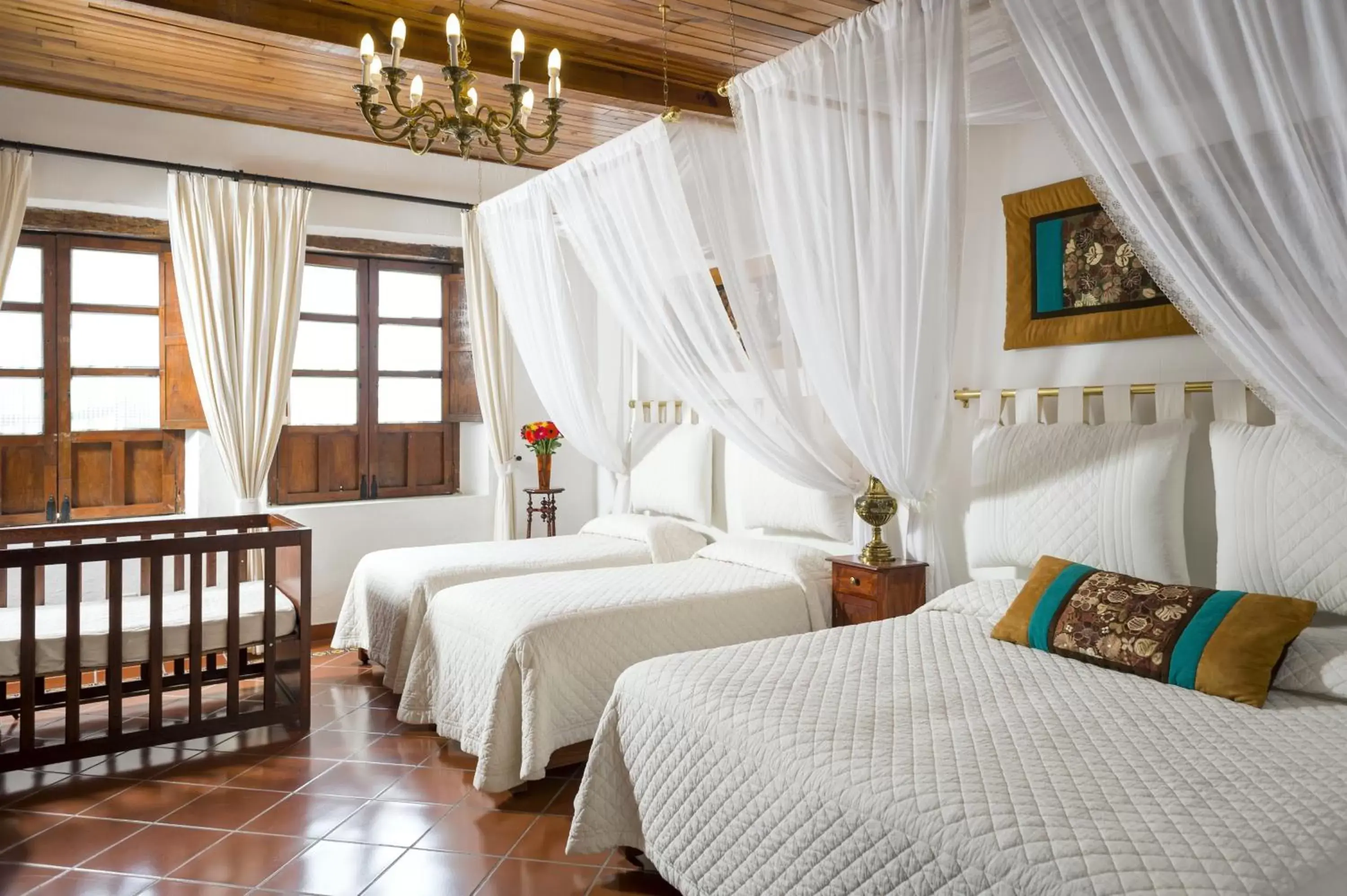 Bed in Hotel Tapalpa de Mis Amores