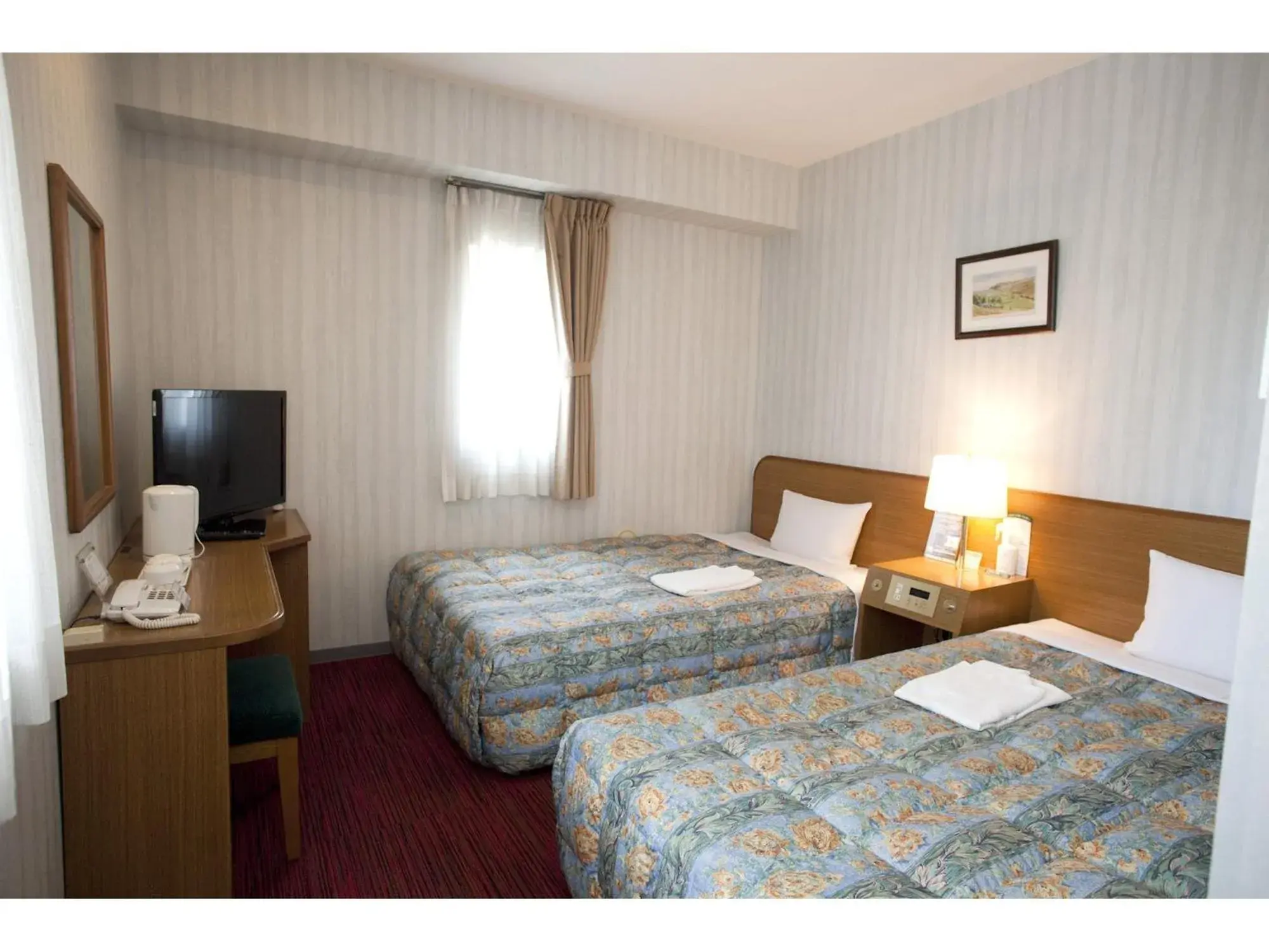 Photo of the whole room, Bed in Benikea Calton Hotel Fukuoka Tenjin