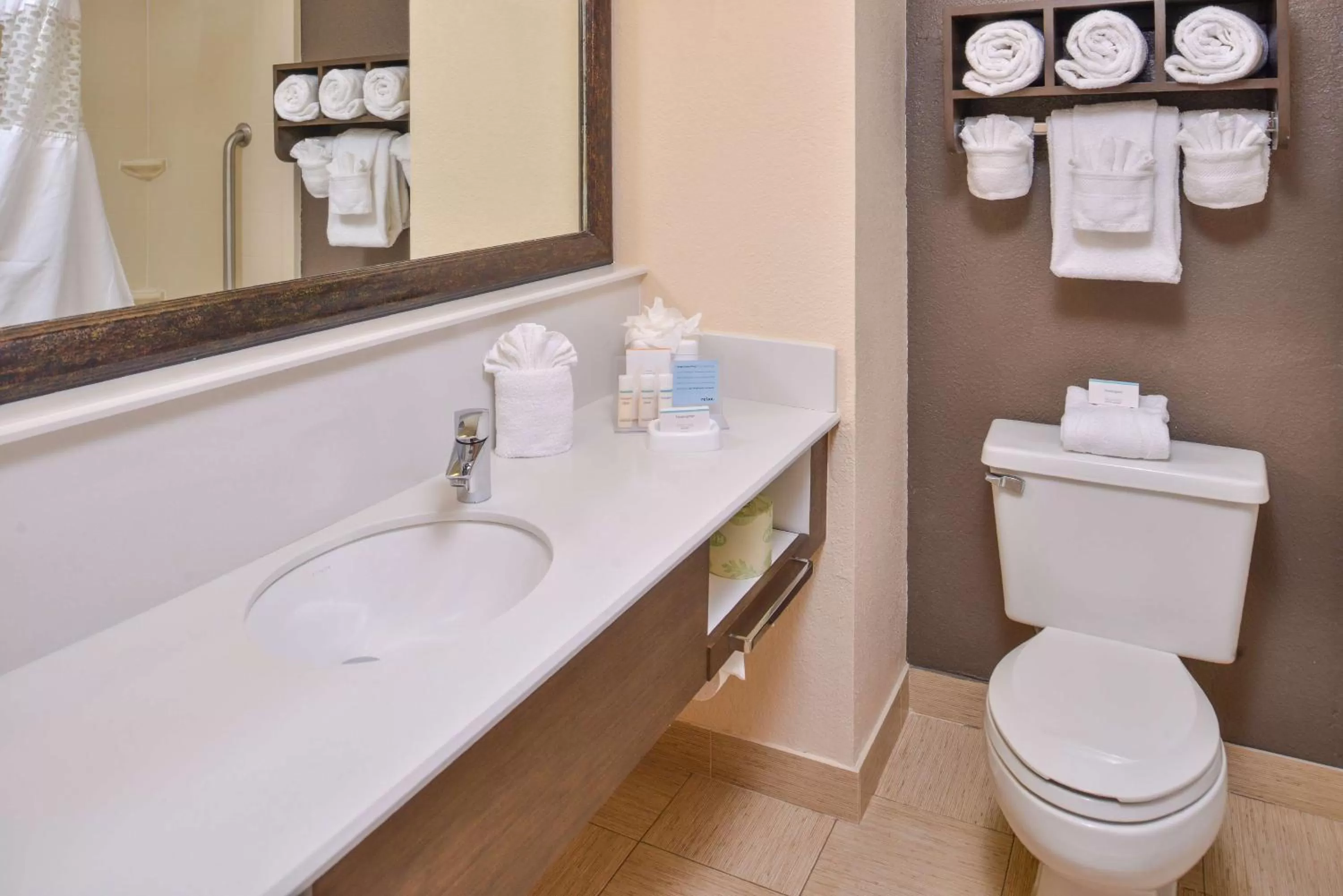 Bathroom in Hampton Inn Closest to Universal Orlando