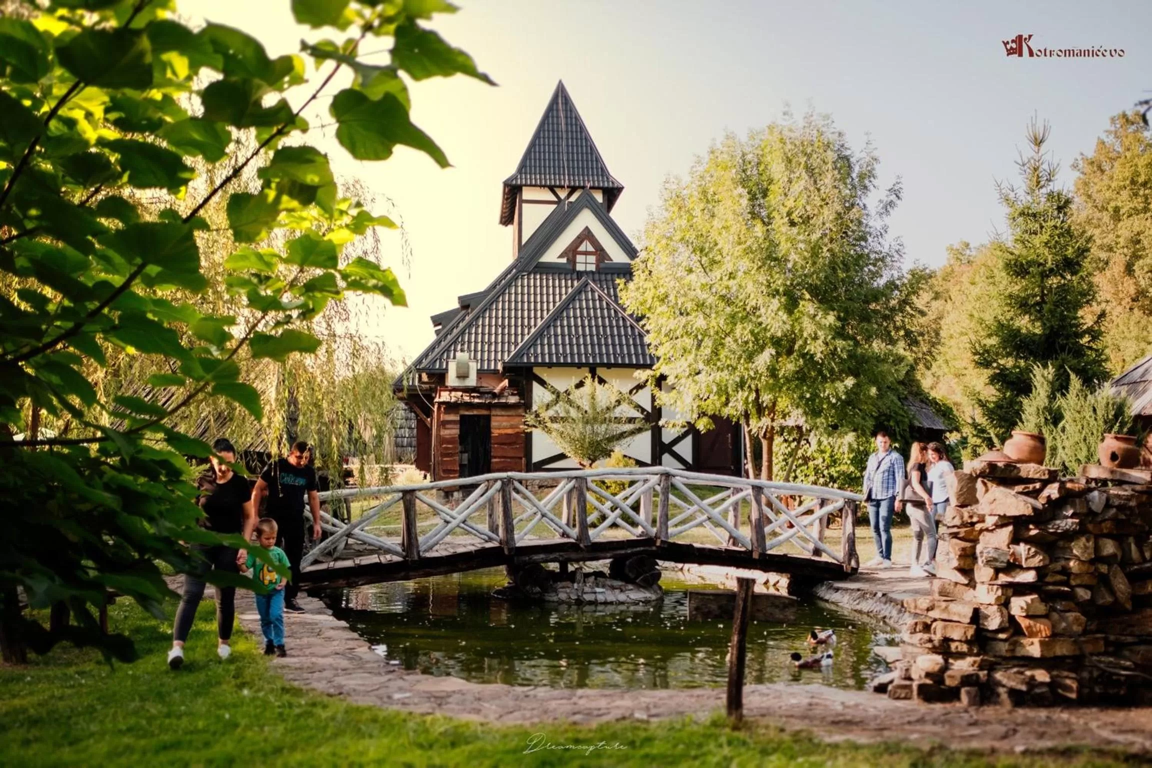 Garden view in Kraljevsko selo Kotromanićevo