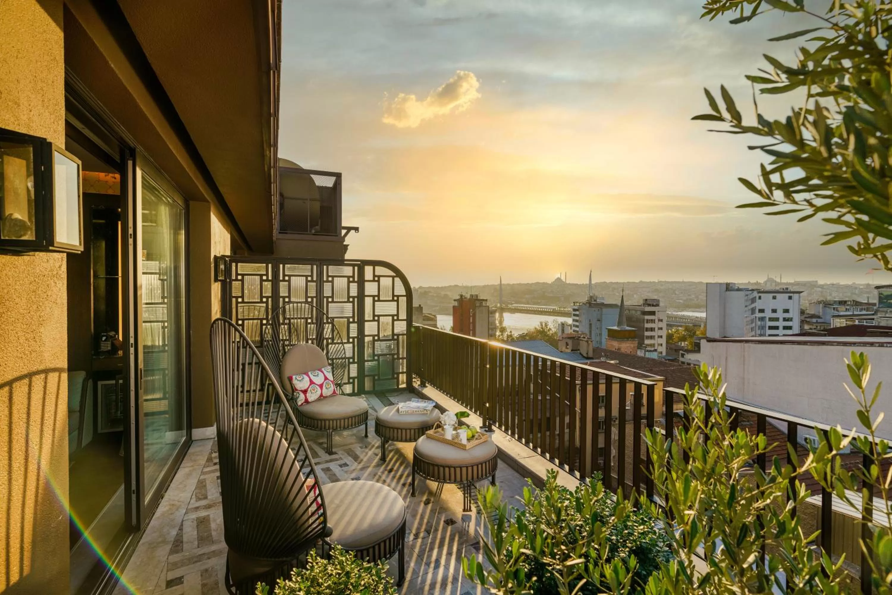 Patio in The Galata Hotel Istanbul - MGallery Collection