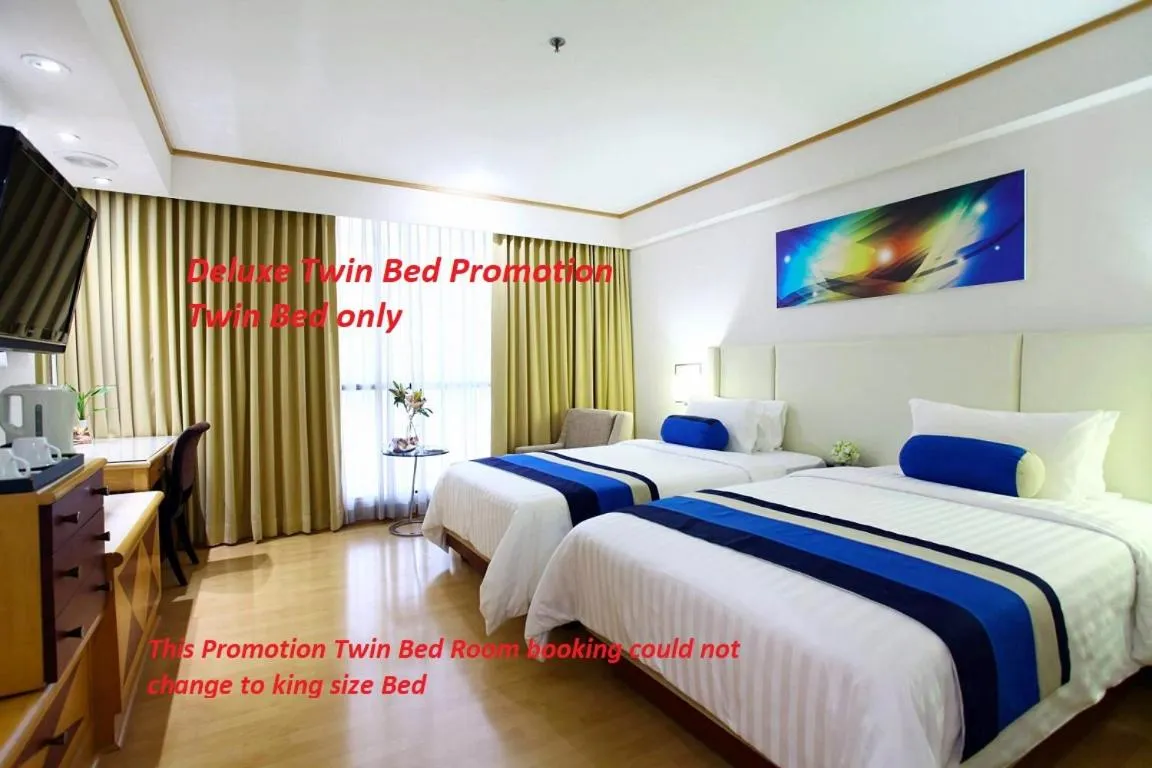 Bed in The Four Wings Hotel Bangkok