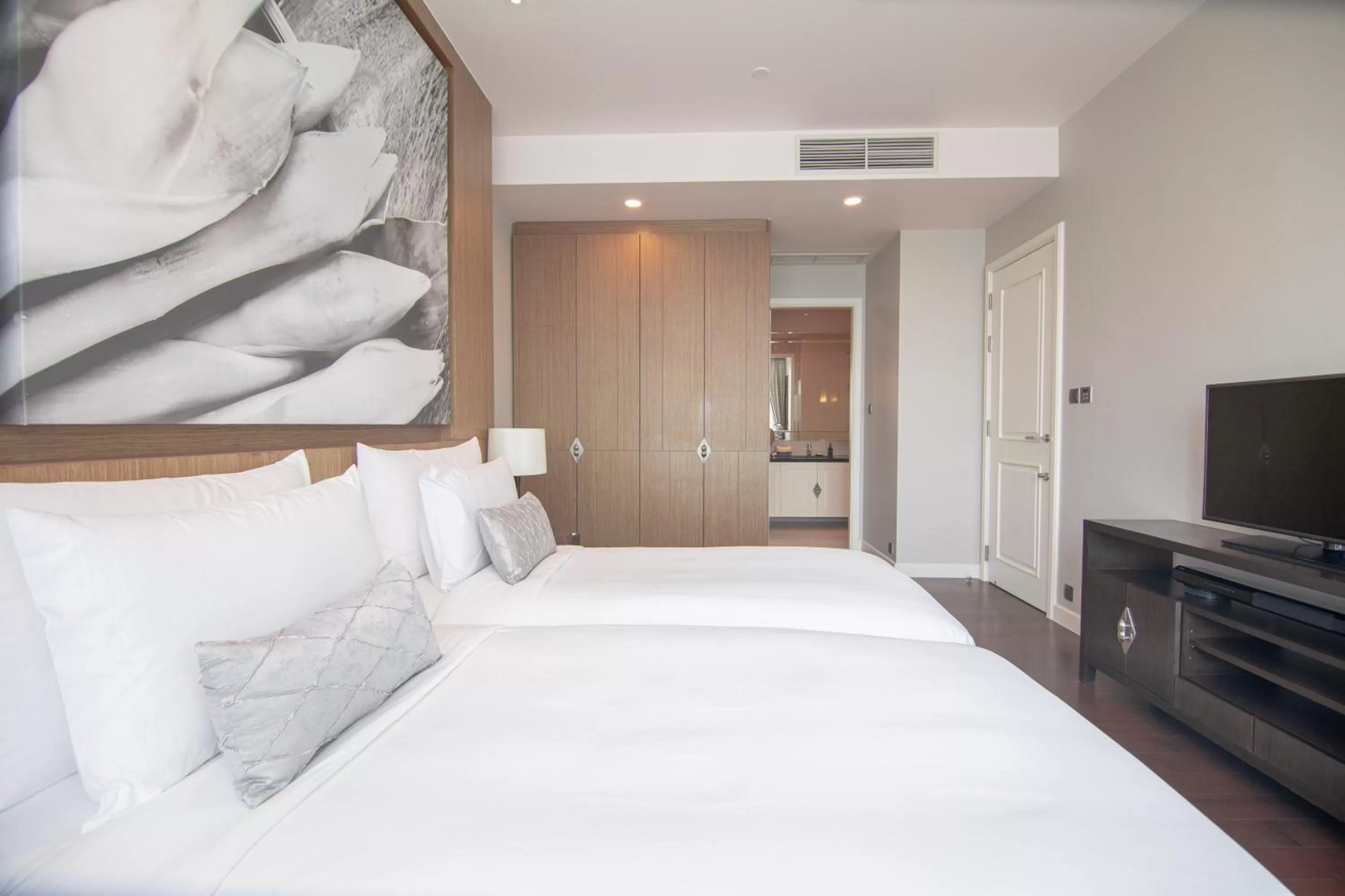 Bedroom, Bed in 137 Pillars Residences Bangkok
