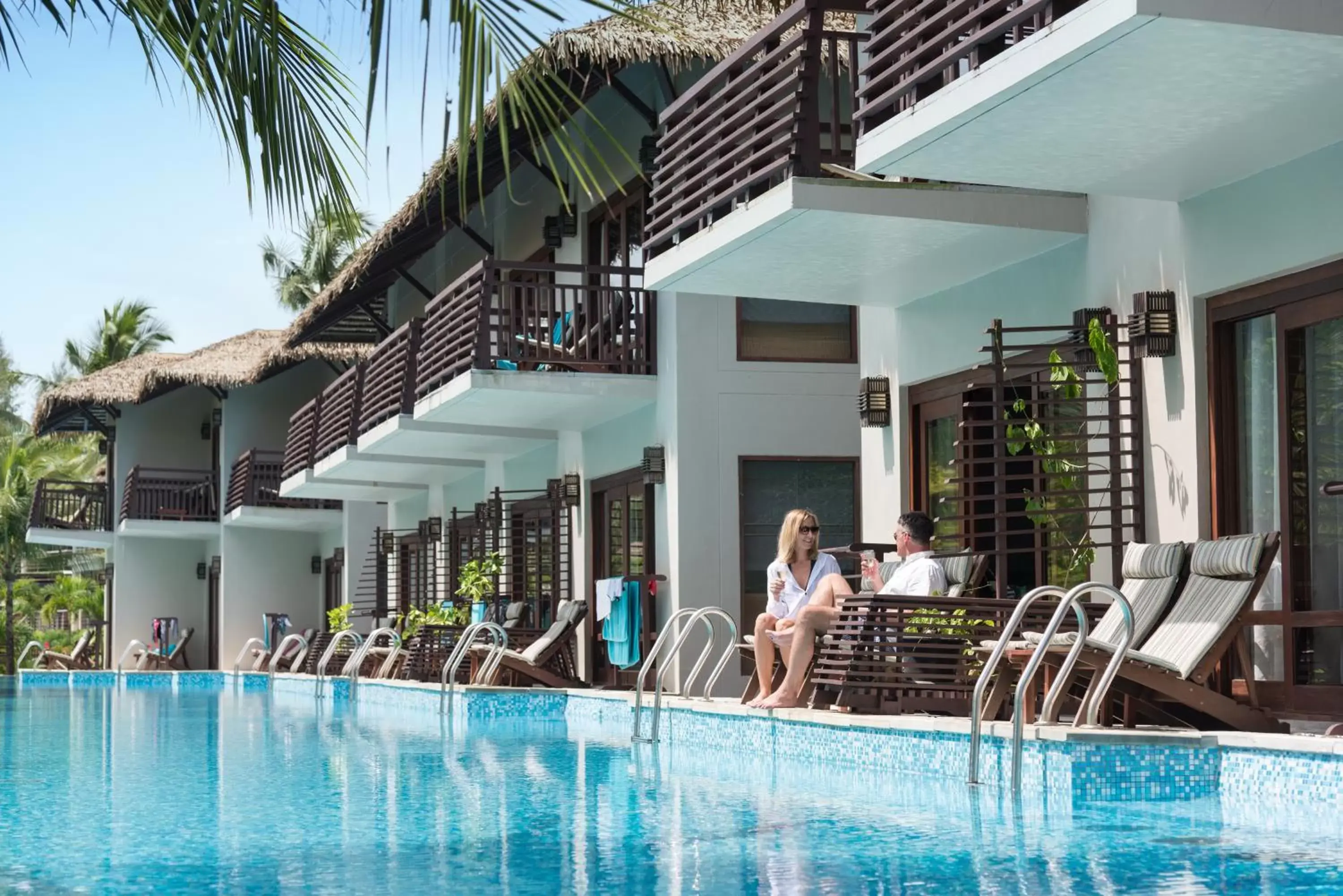 Balcony/Terrace, Swimming Pool in The Haven Khao Lak - SHA Extra Plus