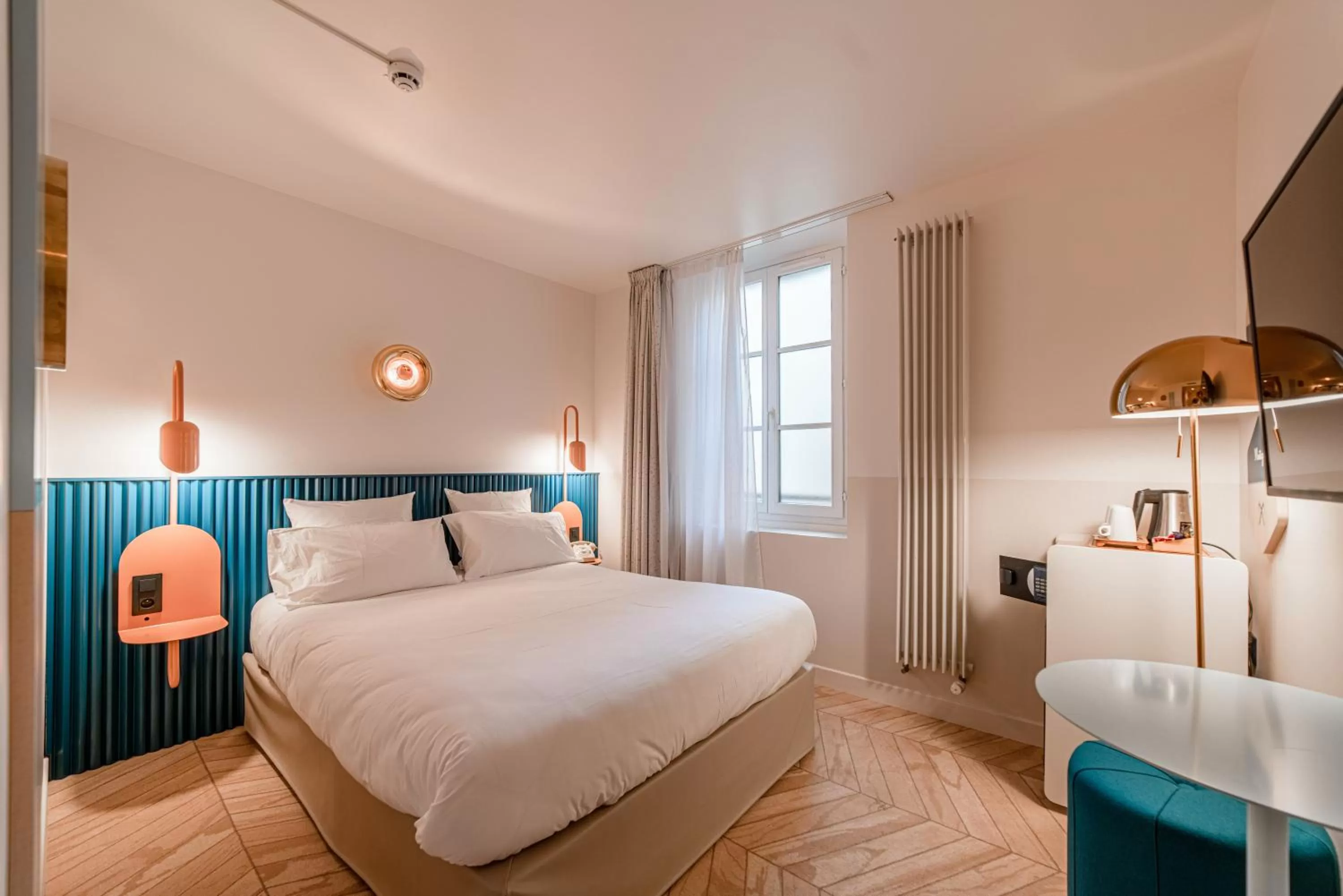 Bed in Hôtel du Palais de l'Isle