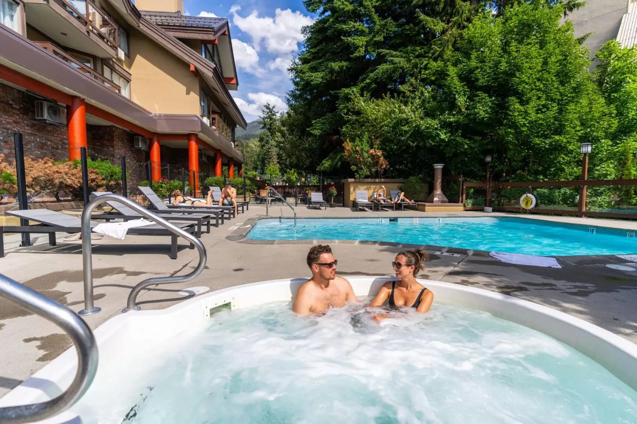 Swimming Pool in Whistler Village Inn & Suites