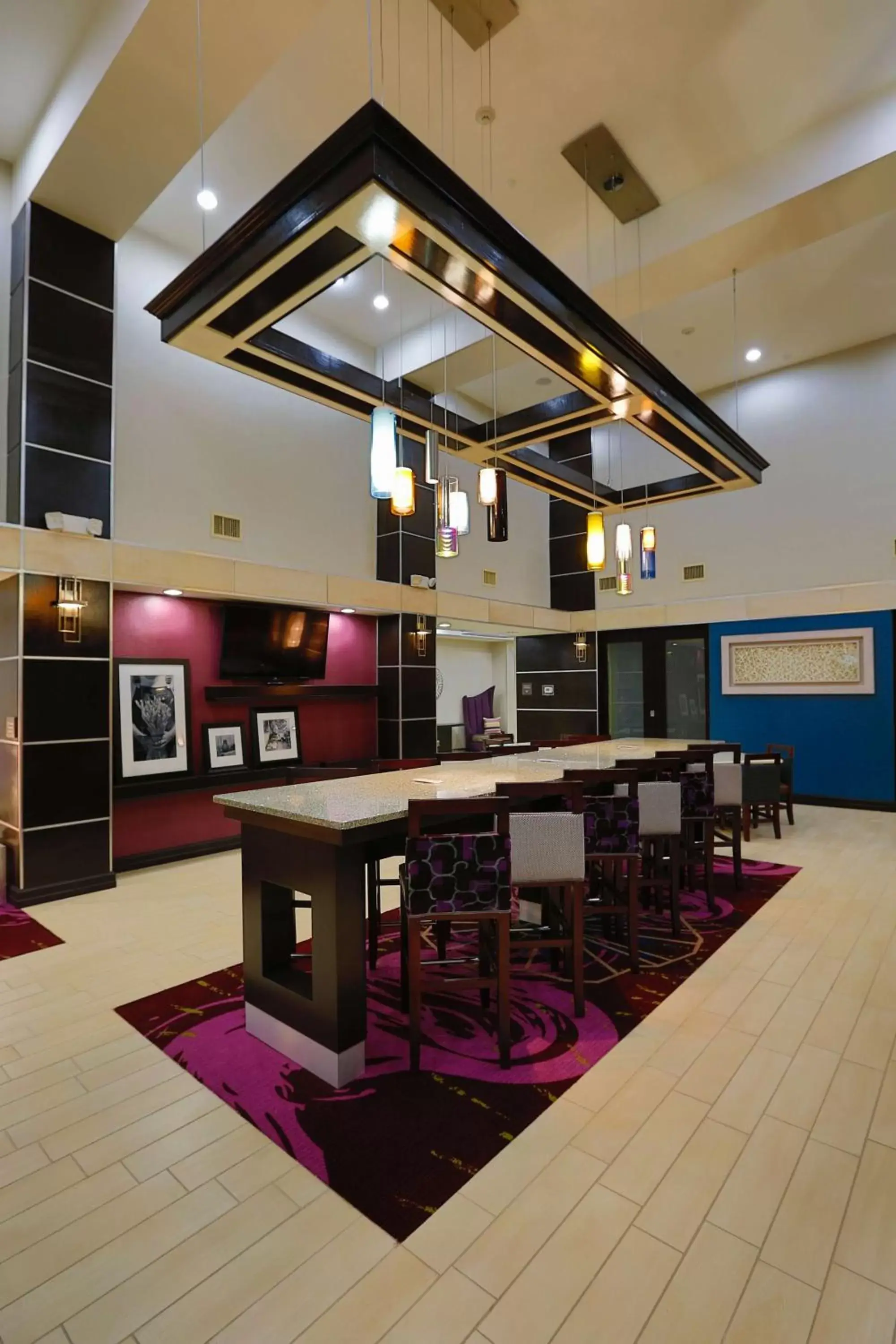 Lobby or reception in Hampton Inn and Suites Missouri City