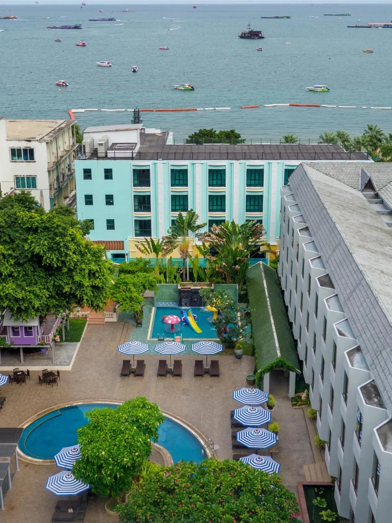 View (from property/room), Pool View in The Bayview Hotel Pattaya