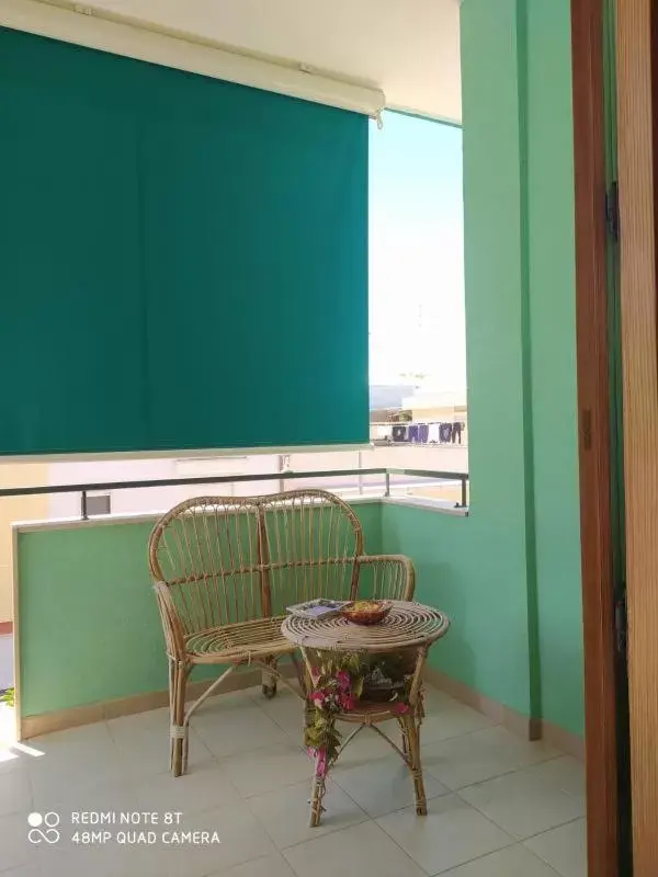 Patio, Balcony/Terrace in B&B Lo Smeraldo