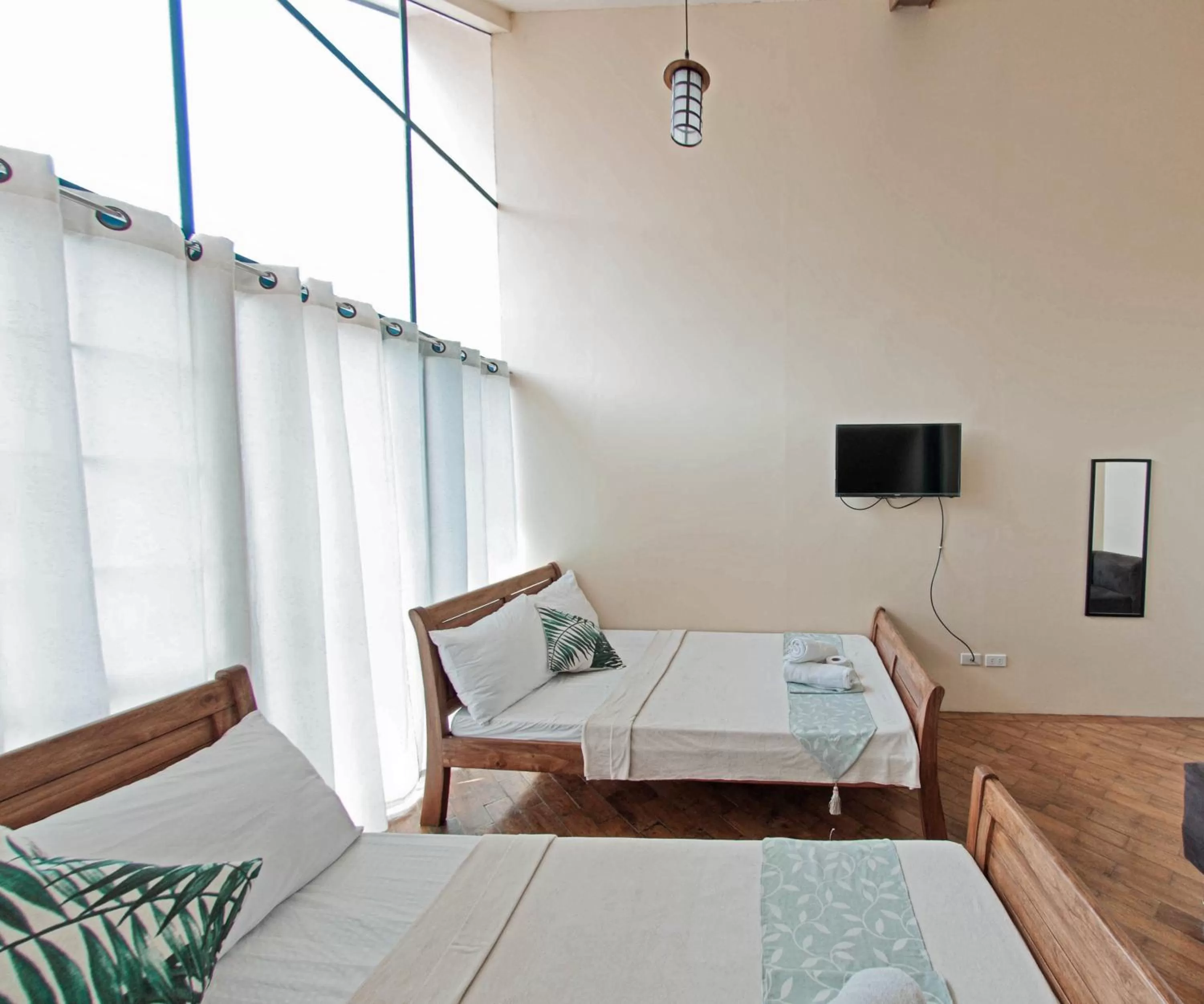 Bed in The Half House by Elmar Cabin