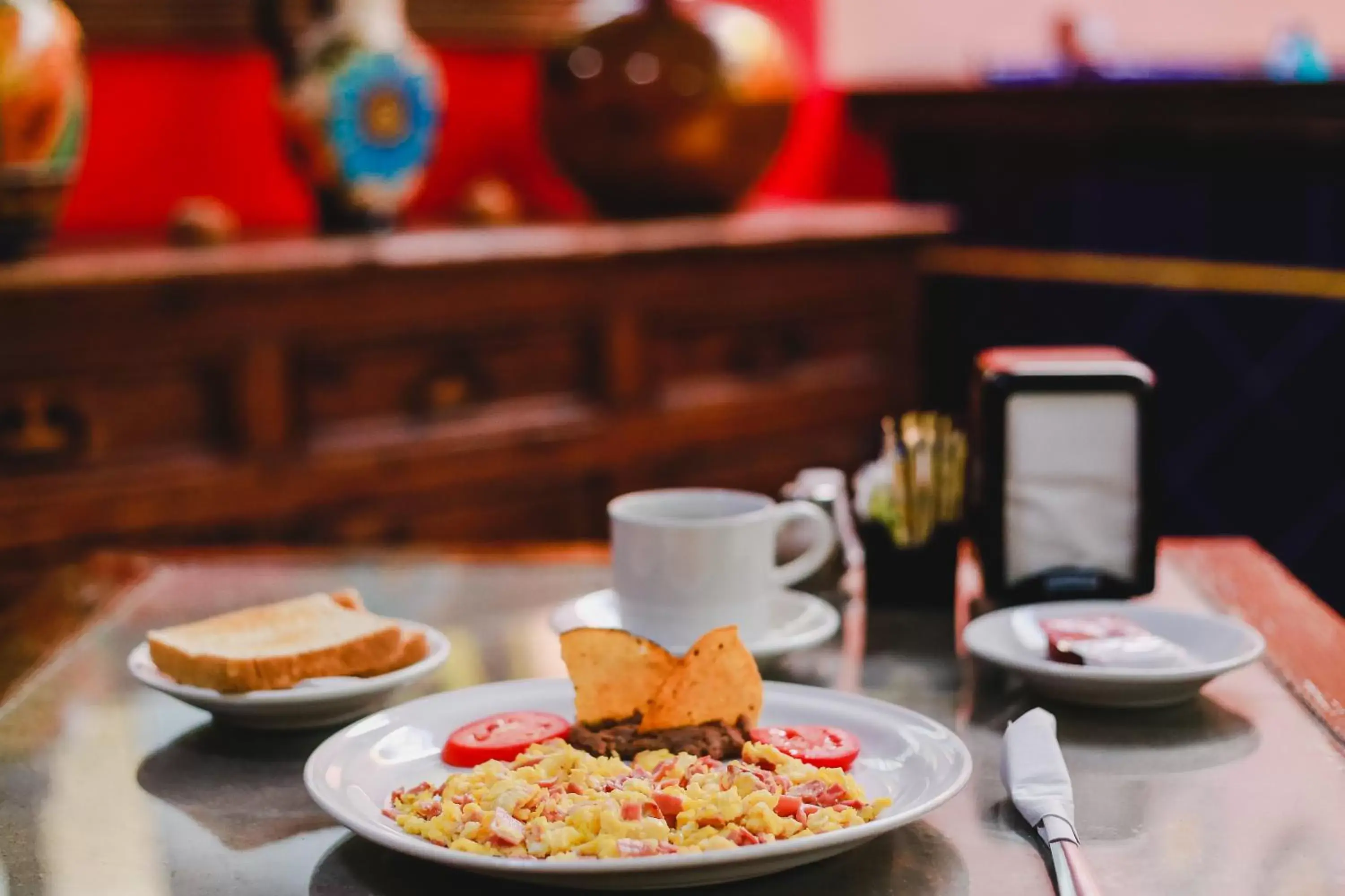 American breakfast in Hotel Colon Merida