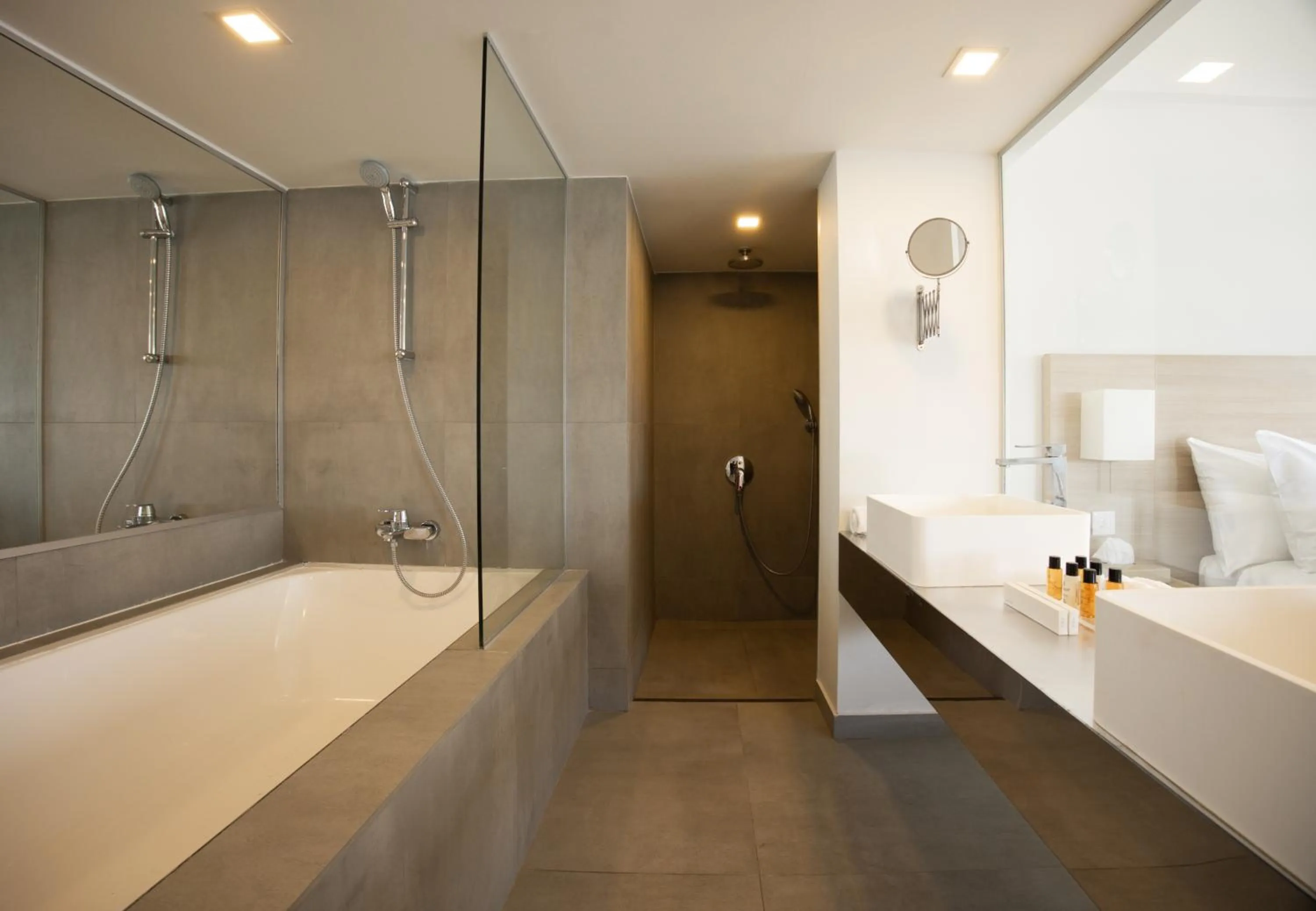 Bathroom, Bed in Sandy Beach Hotel & Spa - ex Sentido