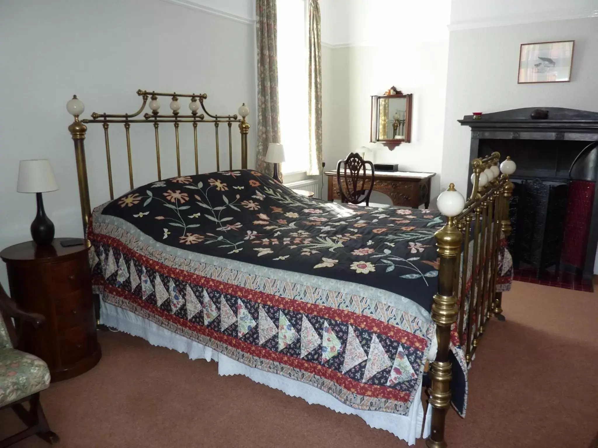 Bed in The Manse B&B