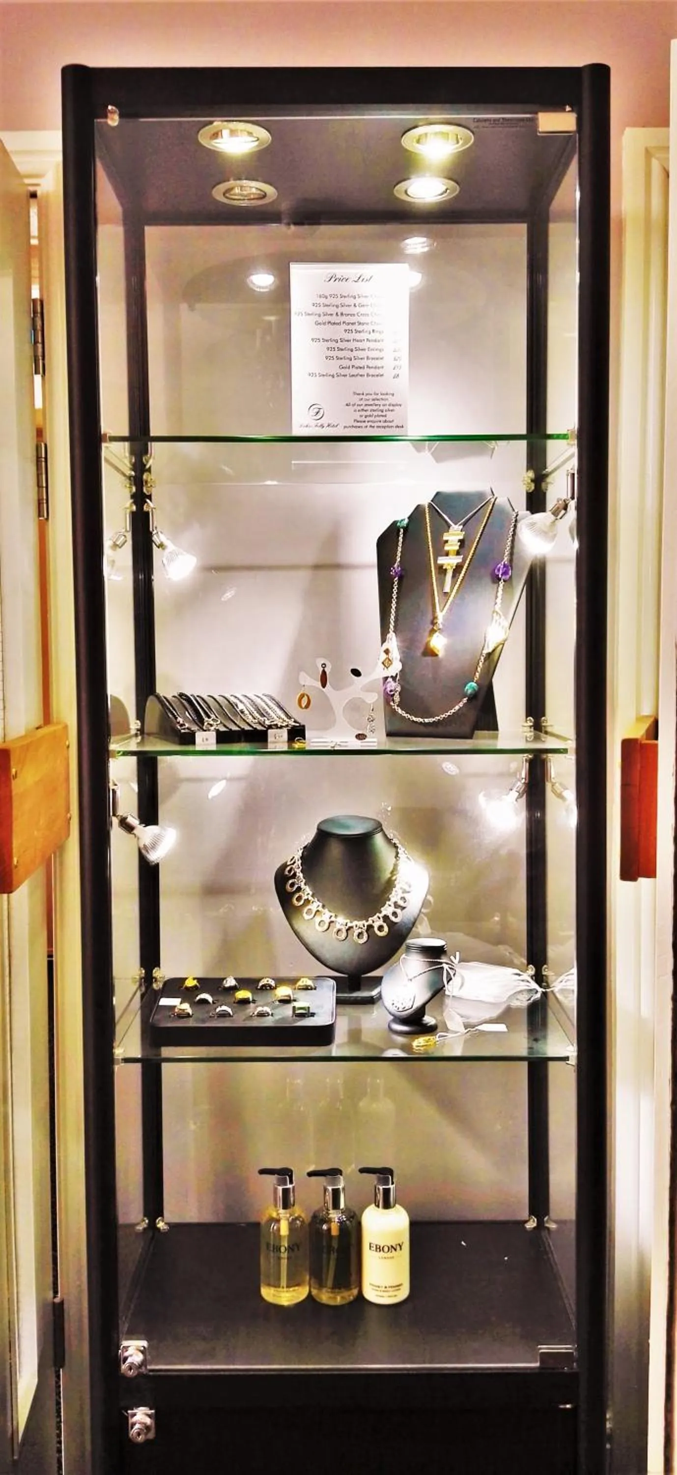 Decorative detail in Dukes Folly Hotel