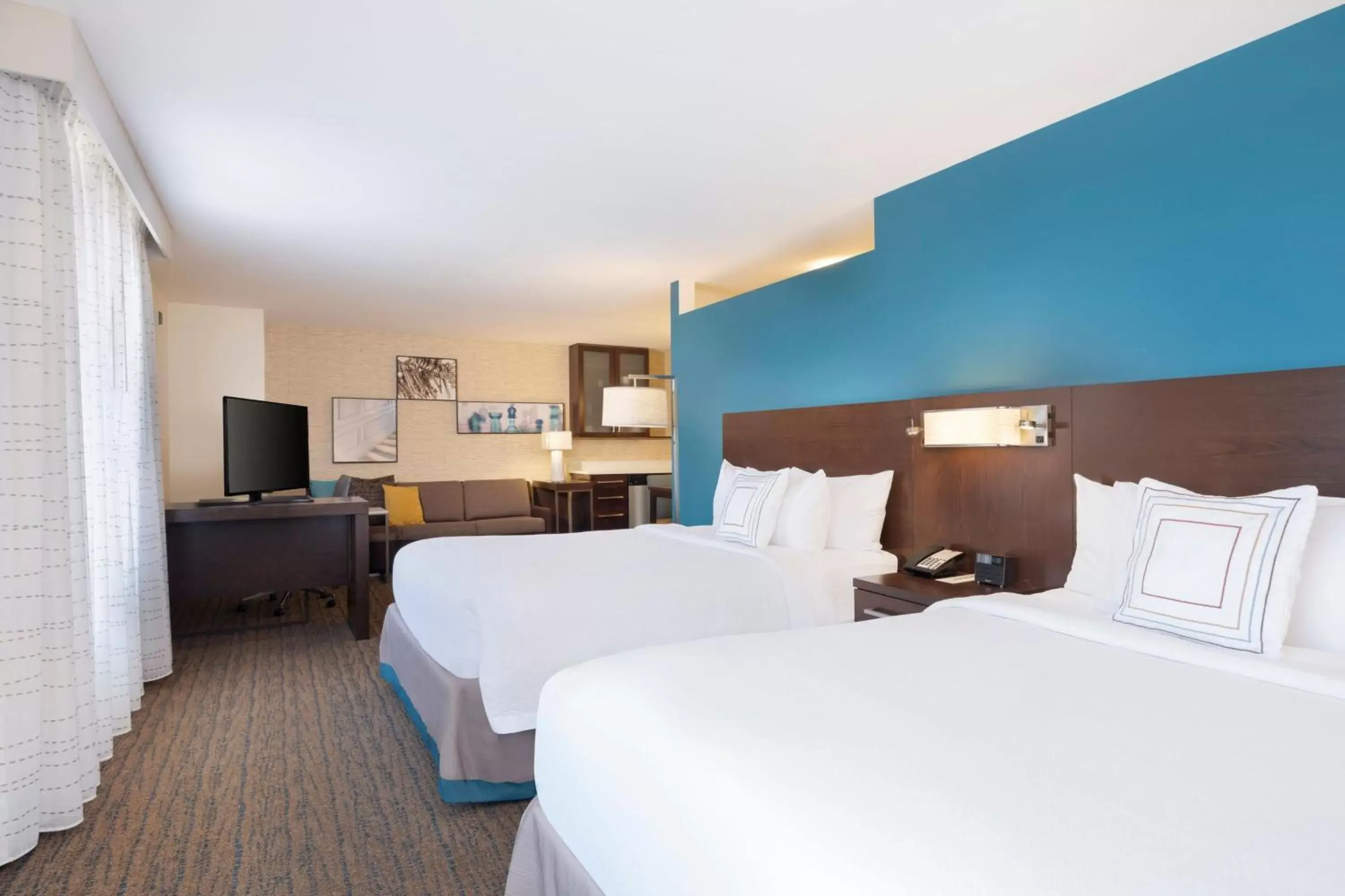 Photo of the whole room, Bed in Residence Inn by Marriott Boston Bridgewater