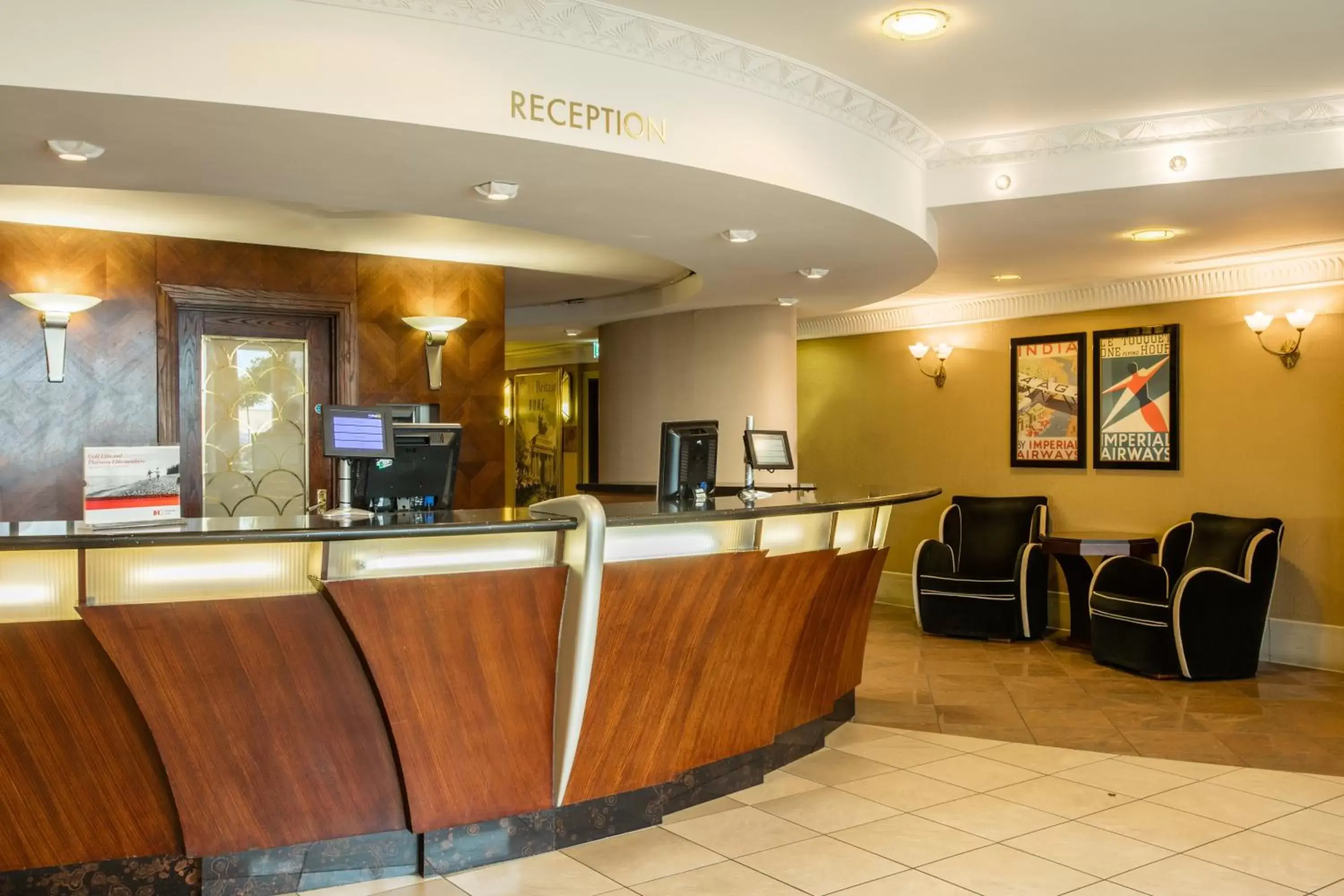 Property building, Lobby/Reception in Crowne Plaza Liverpool - John Lennon Airport, an IHG Hotel