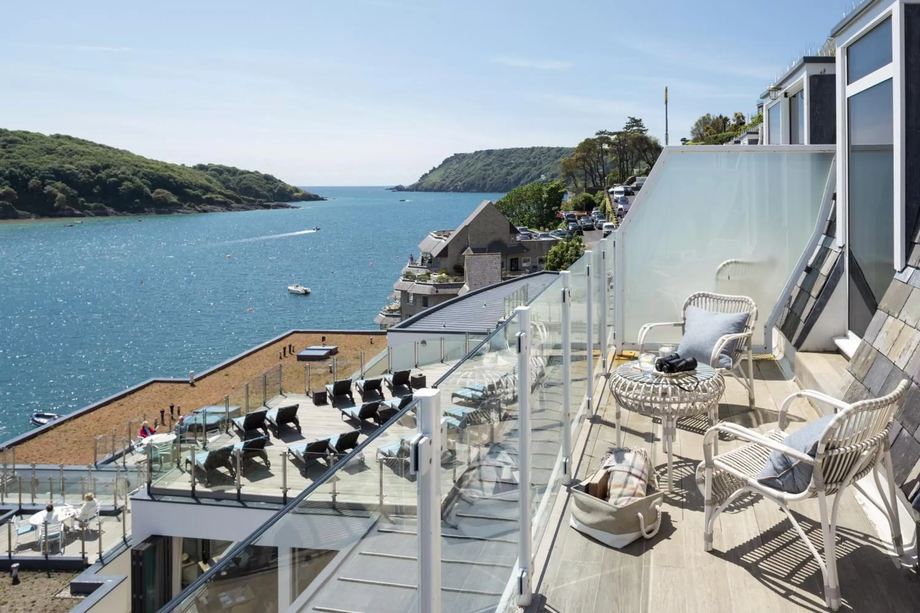 Balcony/Terrace in Harbour Hotel Salcombe